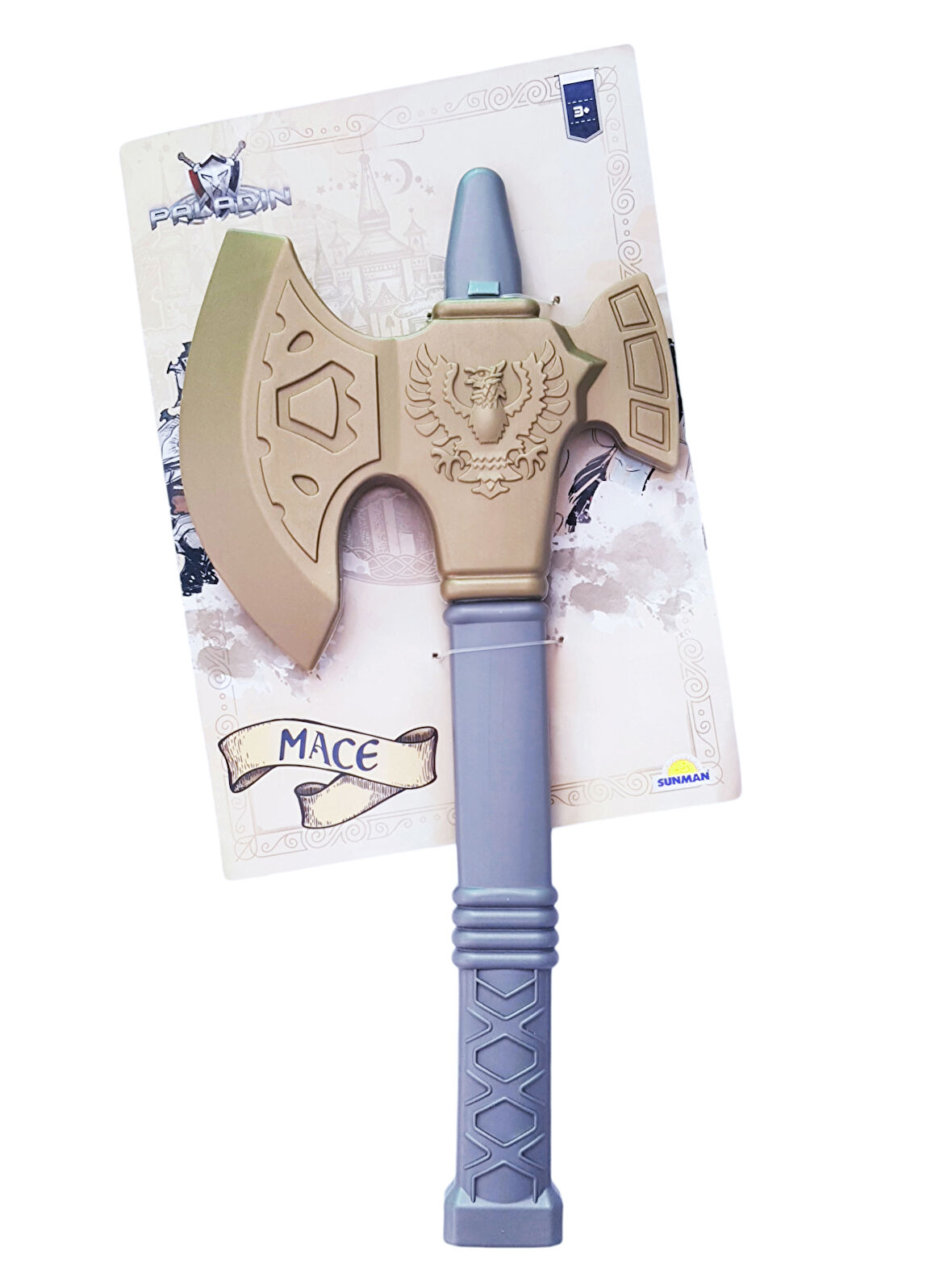 Savaşçı Oyuncak Şovalye Balta Seti 35cm Büyük Boy
