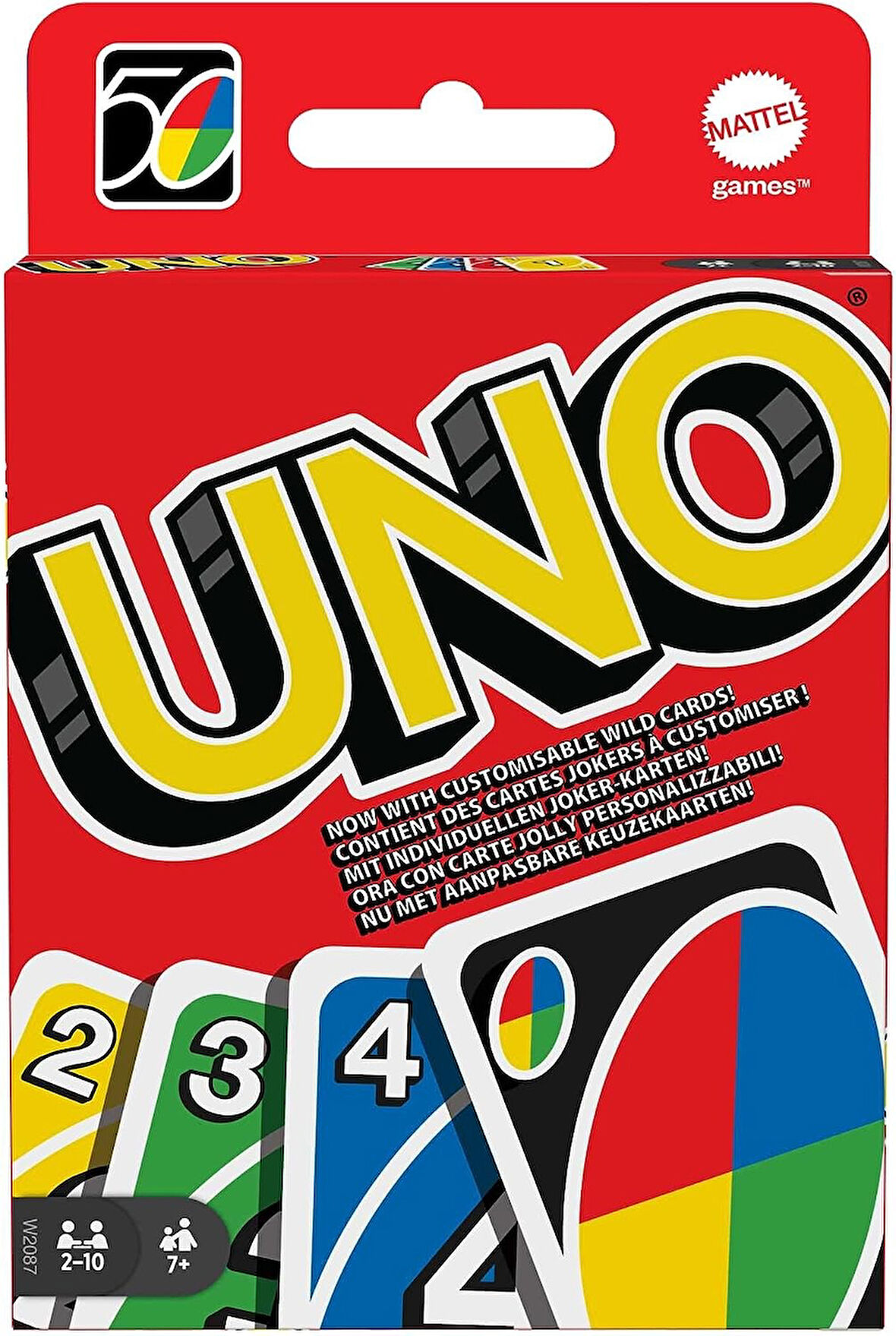 Mattel Uno Kart Oyunu Lisanslı W2087