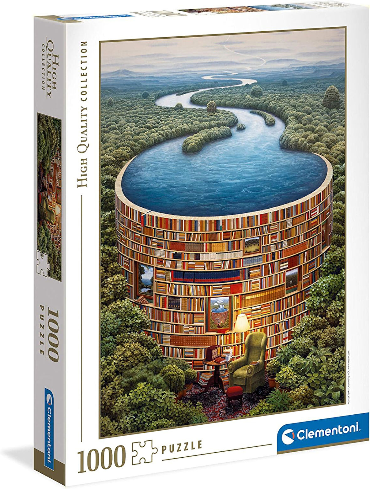 Clementoni Bibliodame 1000 Parça High Quality Collection Yetişkin Puzzle