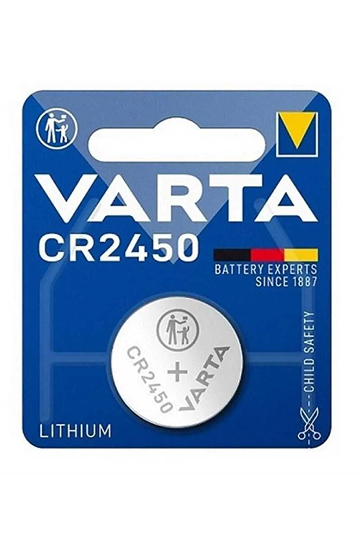 CR2450 3 Volt Lityum Pil Tekli Blister