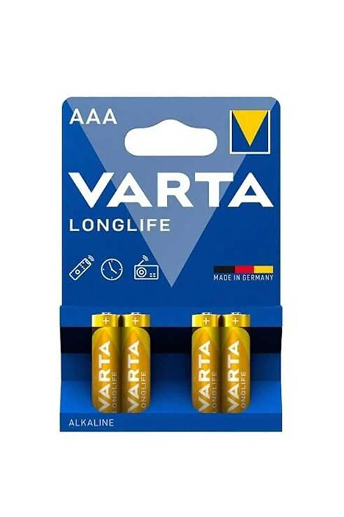 4103 Longlife Alkalin AAA İnce Kalem Pil 4'lü Paket (Blister)