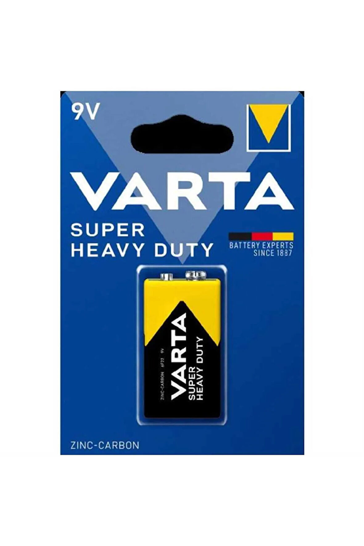 Superlife / Super Heavy Duty 9V Çinko Karbon Pil Tekli Blister