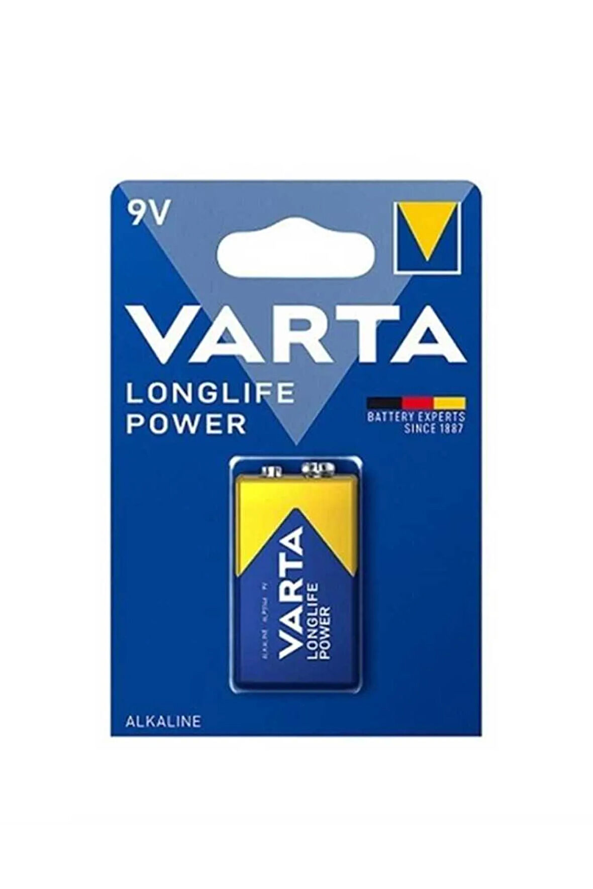 6LR61 Longlife Power Alkalin 9V Pil Tekli Paket (Blister)