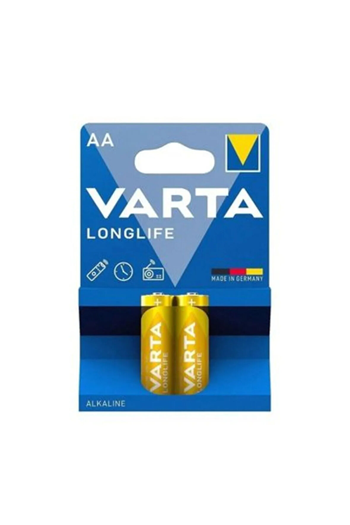 Longlife Alkalin AA Kalem Pil 2'li Paket (Blister)