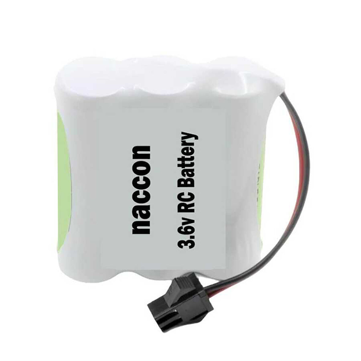 Naccon 3.6V 1100mAh Siyah Soketli Şarjlı Oyuncak Pili AA Kalem Pilli
