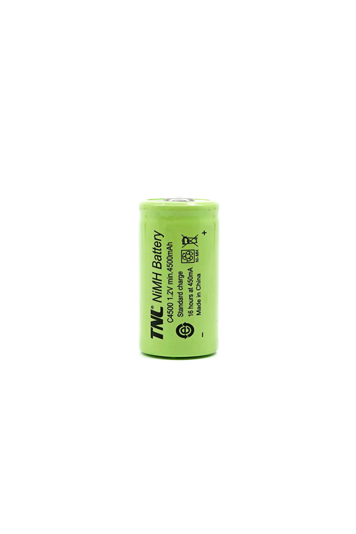 4500mAh Şarjlı C Size Ni-MH Orta Boy Şarjlı Pil