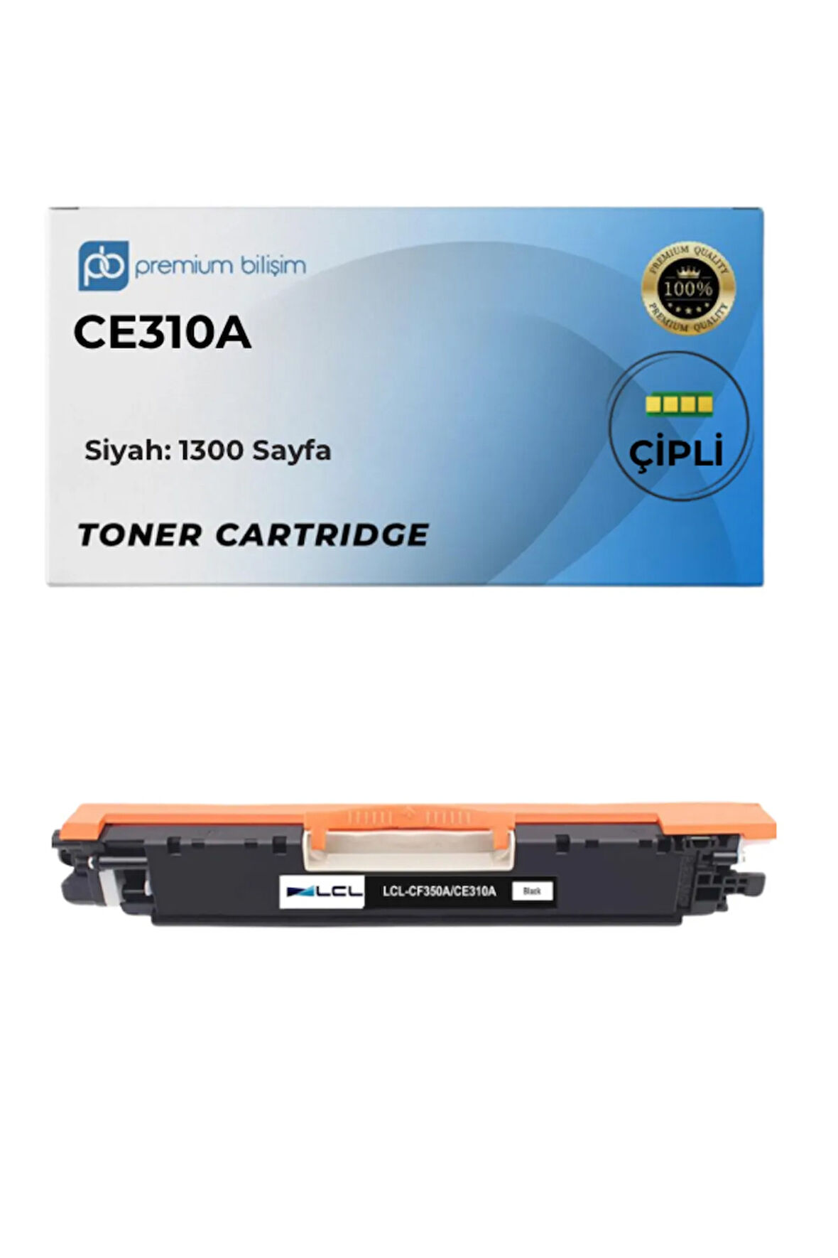 CE310A Siyah Muadil - Laserjet Pro CP1025 CP1025nw MFP M175nw M175a M175n M175w Pro 200 M275nw M275A