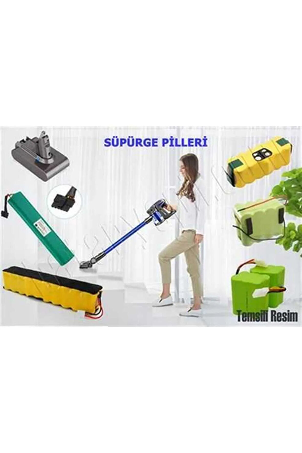 M8 Pro 14.4V 5000mAh TNL Li-ion Robot Süpürge Pili