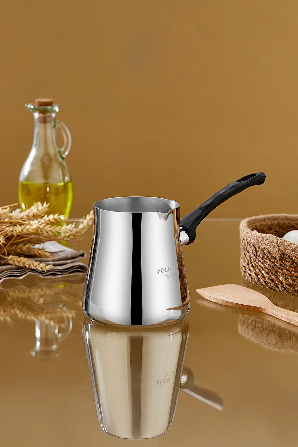 Venedik 18/10 Paslanmaz Çelik Cezve 850 ml.