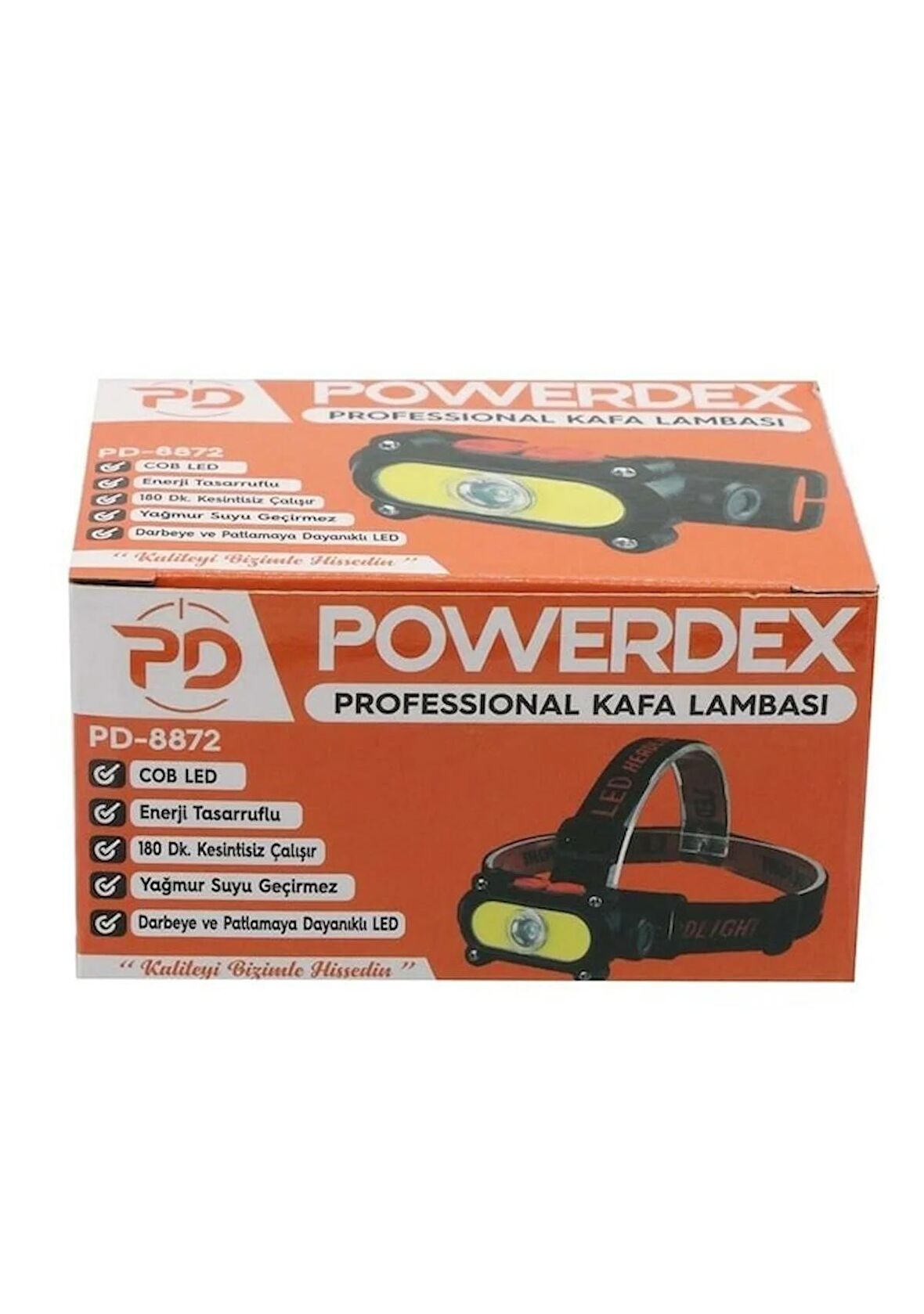 Powerdex Pd-8872 Usb Şarjlı Kafa Lambası