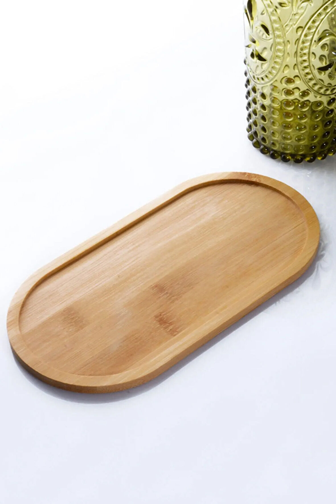 Ela Bambu Yağdanlık Altlığı & Sunumluk & İkramlık