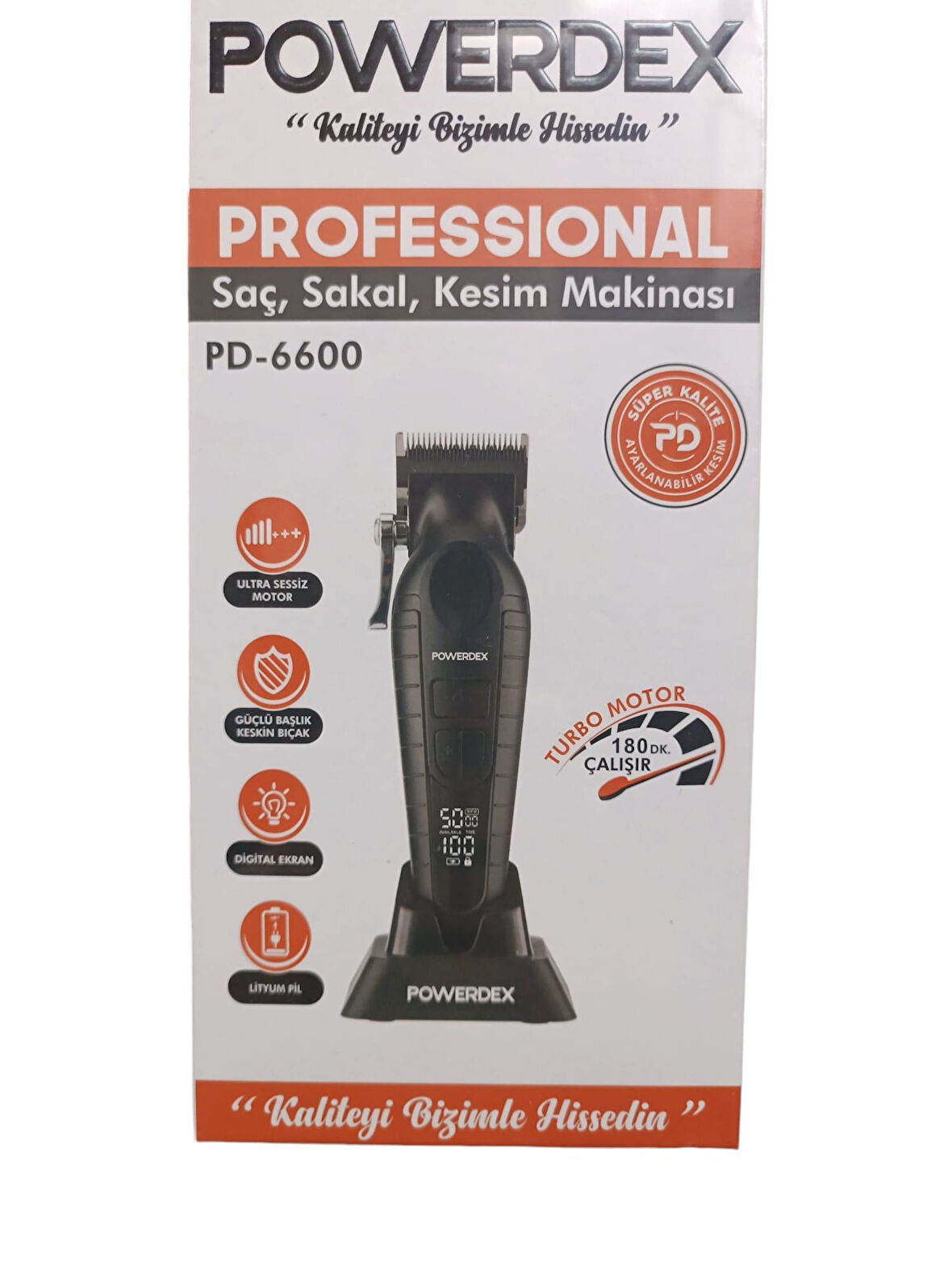 Powerdex PD-6600 Profesyonel Saç ve Sakal Traş Makinesi