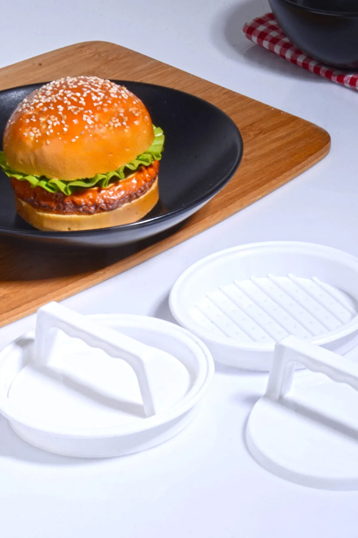 2 Adet Hamburger ve Köfte Kalıbı Şekillendirici Pratik Köfte Yapma Aparatı