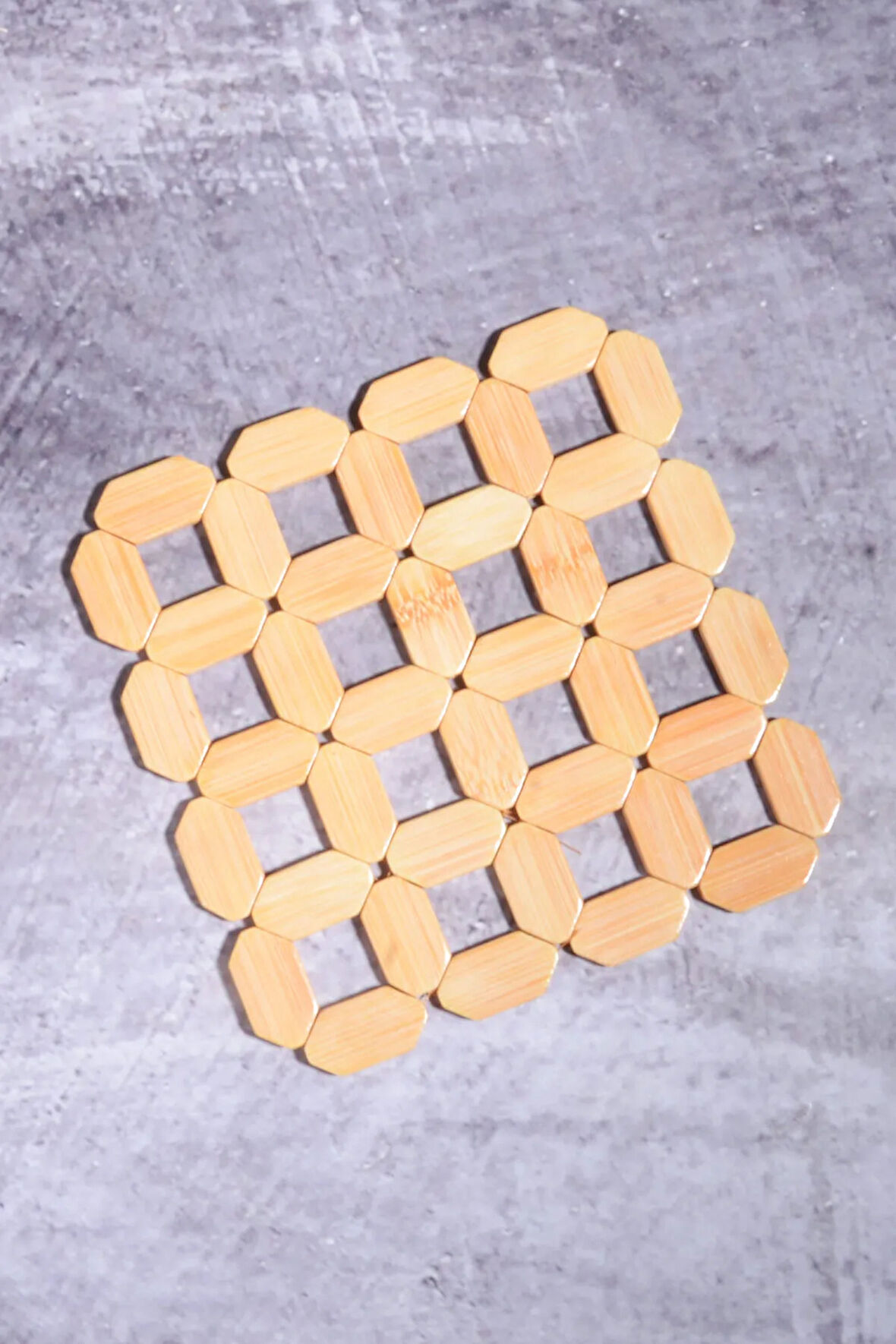 htsp Diyarı Bambu 18 Cm Kare Nihale Çaydanlık Altlığı Tencere Altlığı şmd al 1122015