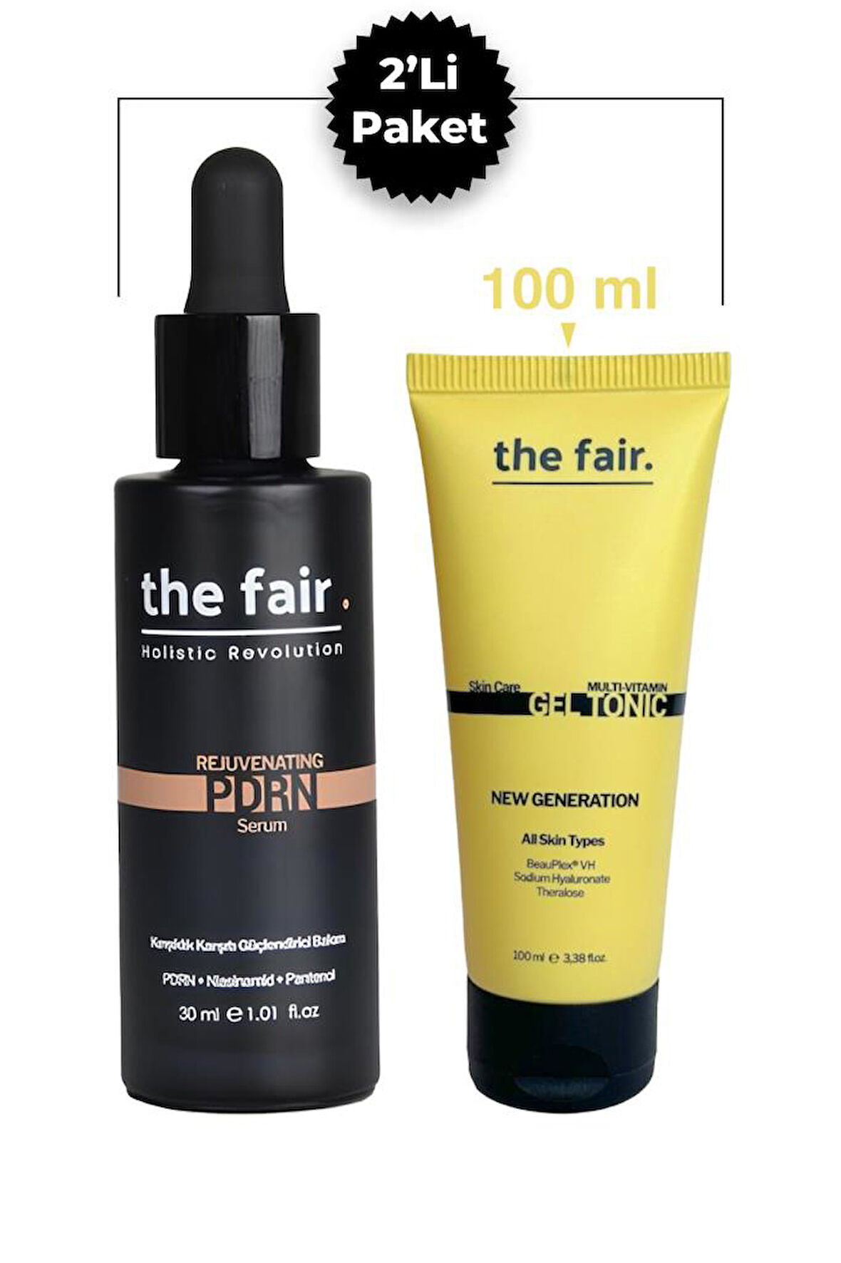 the fair. Rejuvenating PDRN (Somon DNA) Serum 30 ml Cilt Serumu ve 100 ml Nemlendirici Tonik