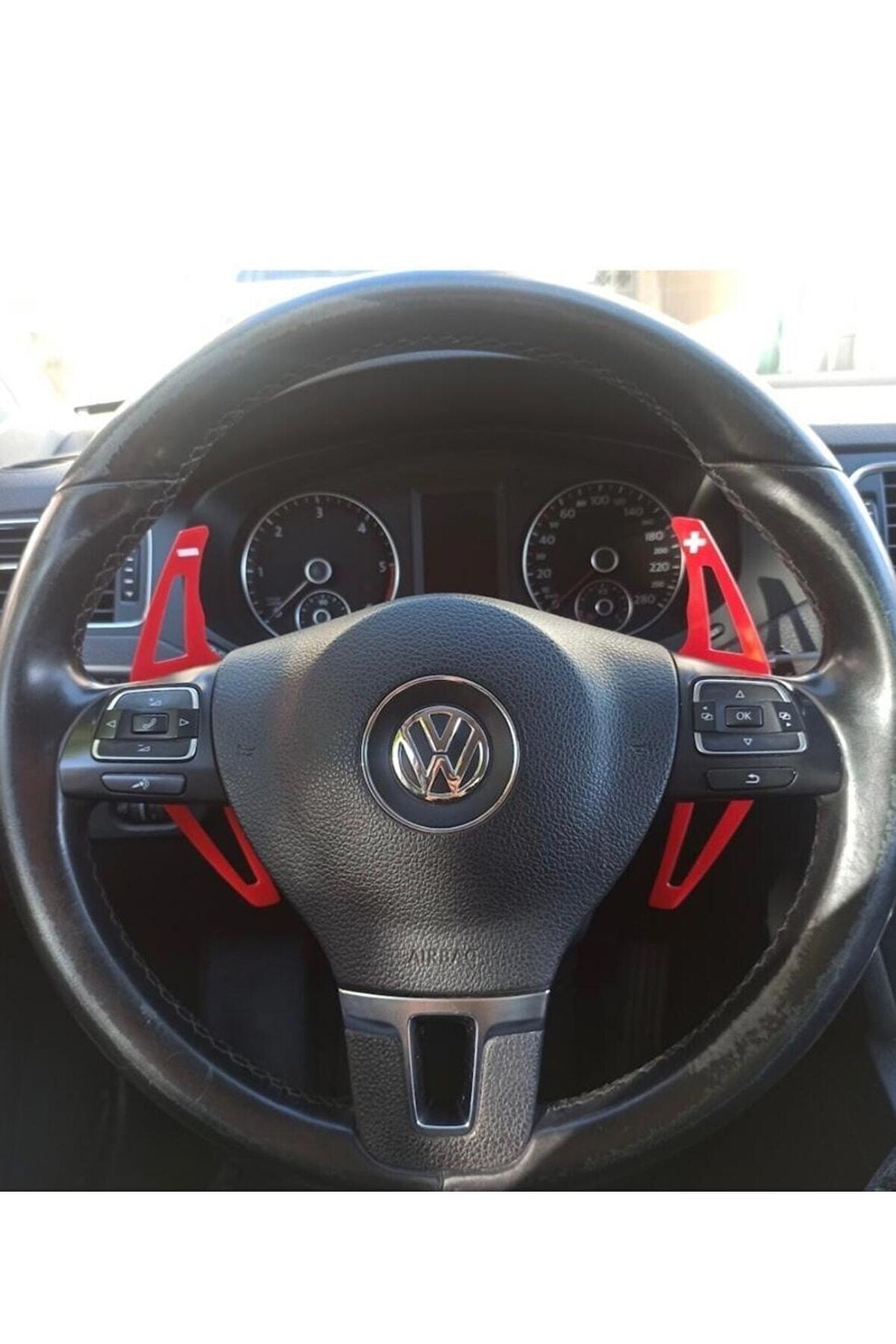 Universal F1 Kulakçık Pedal Shift Paddle Shift Kırmızı