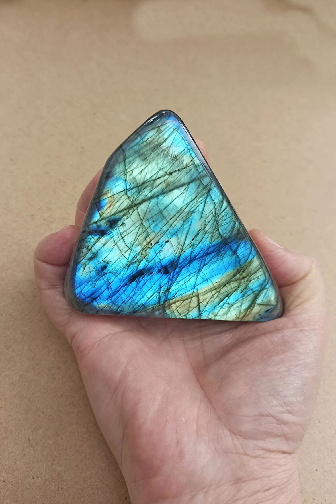 Mavi Işıltılı Labradorit Dekoratif Parça ML7