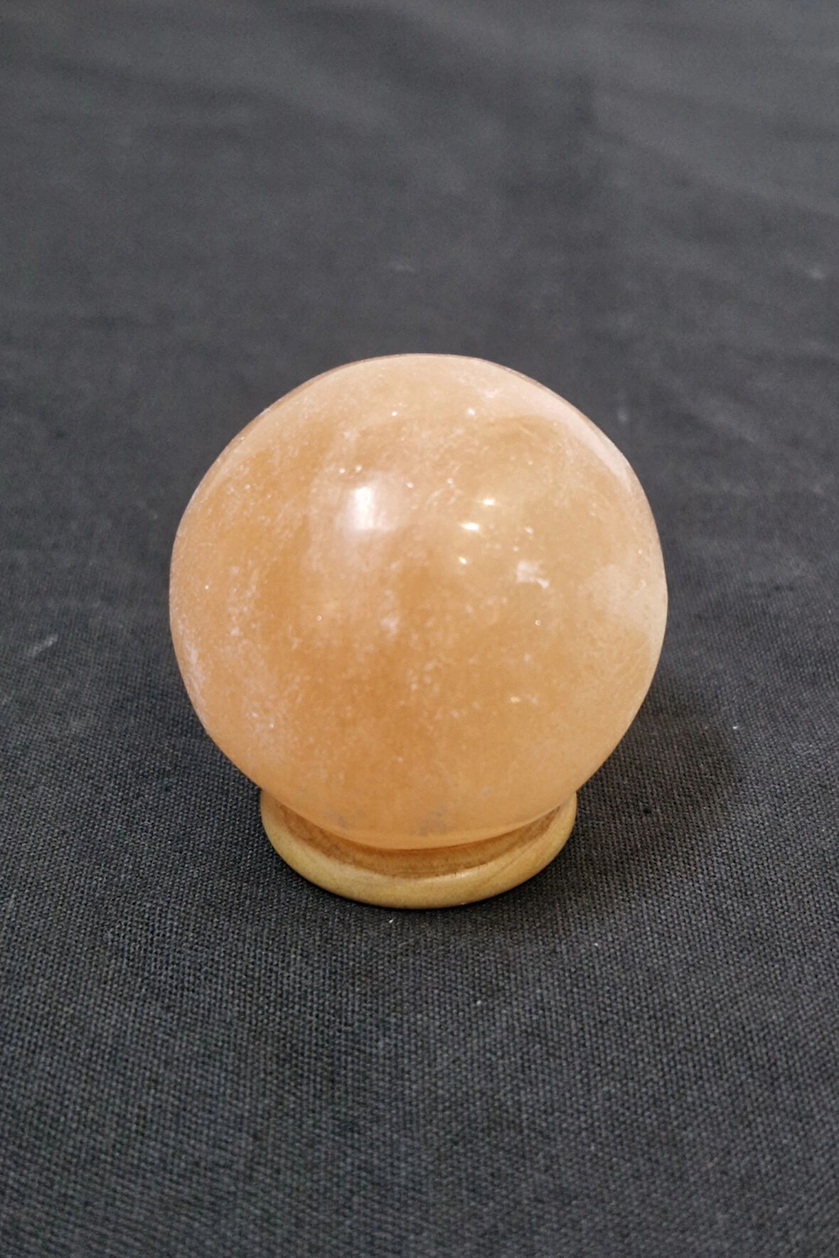 Turuncu Selenit Küre 4 Cm.