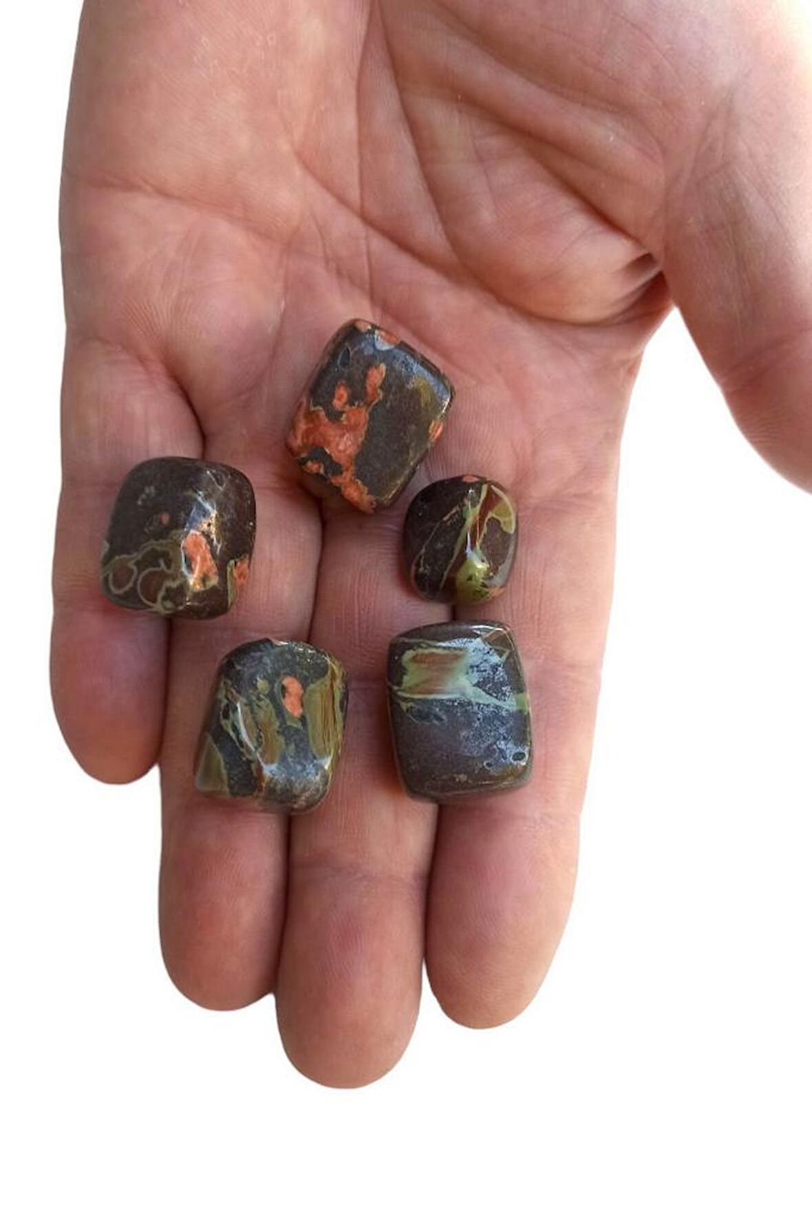 50 Gram Fancy Jasper Tamburlu Parçalar 133-2