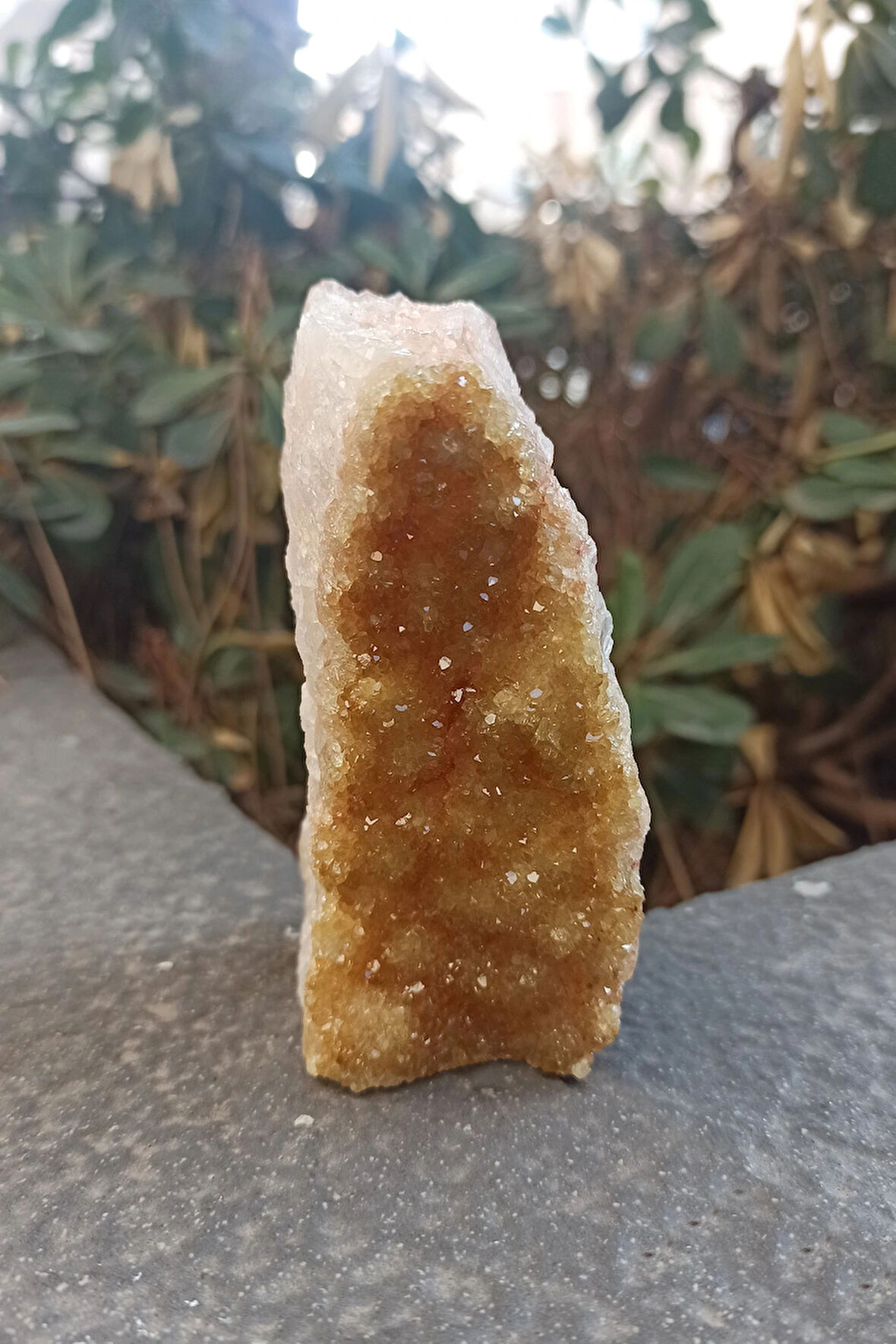 Sitrin Kristali Dekoratif Doğal Parça 17ST