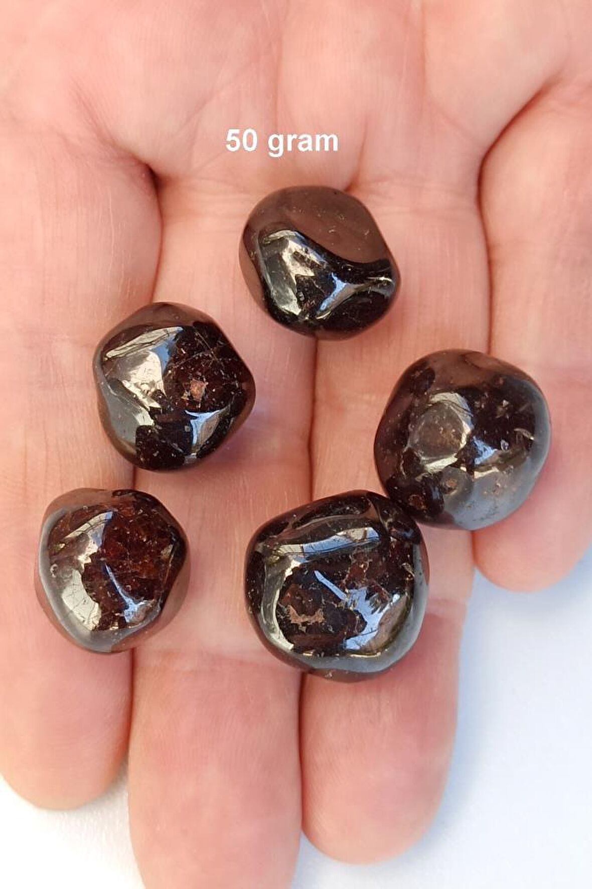50 Gram Lal Garnet Tamburlu Küçük Parçalar 552