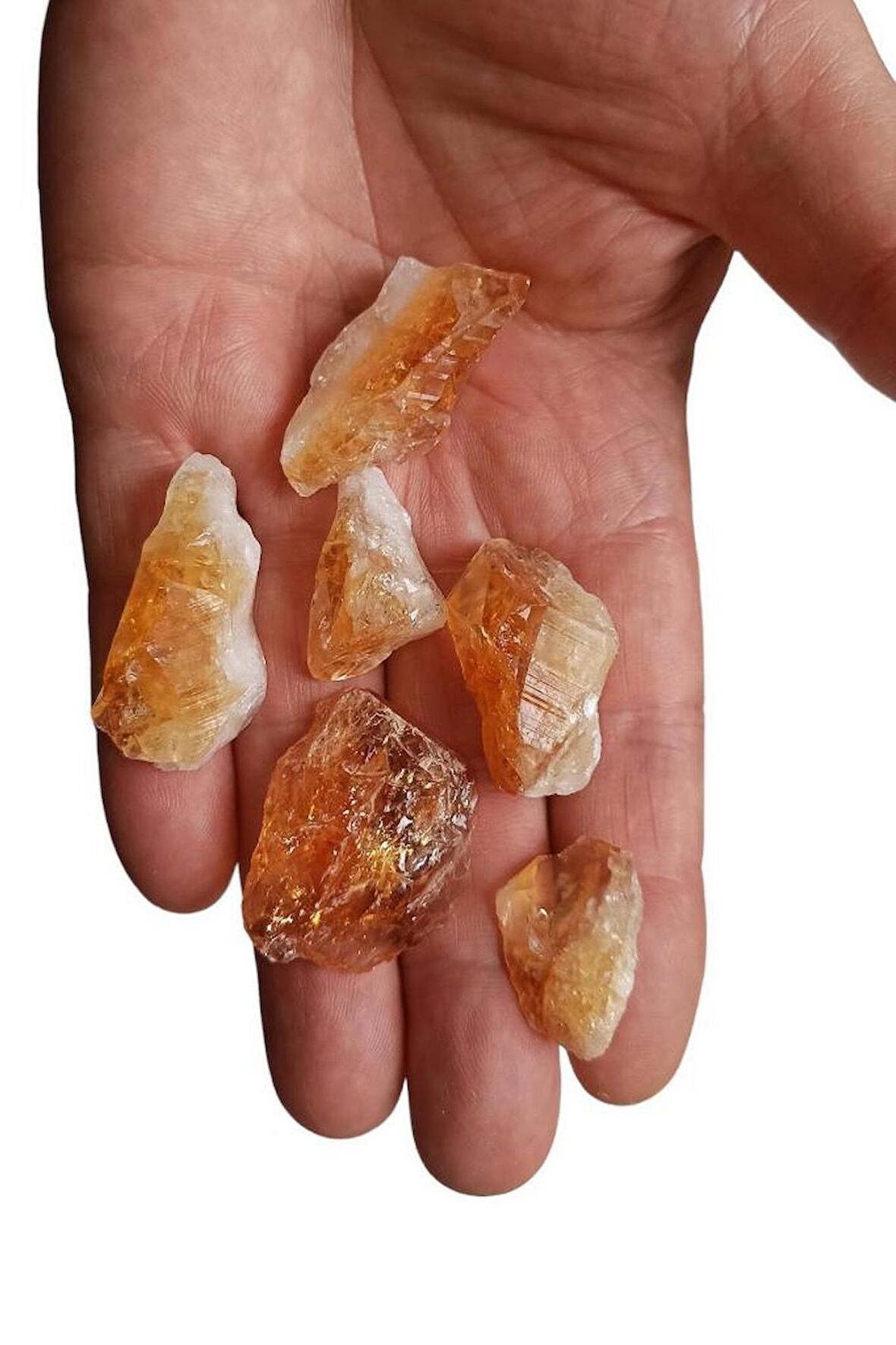 50 Gram Doğal Sitrin Küçük Parçalar  445-1 