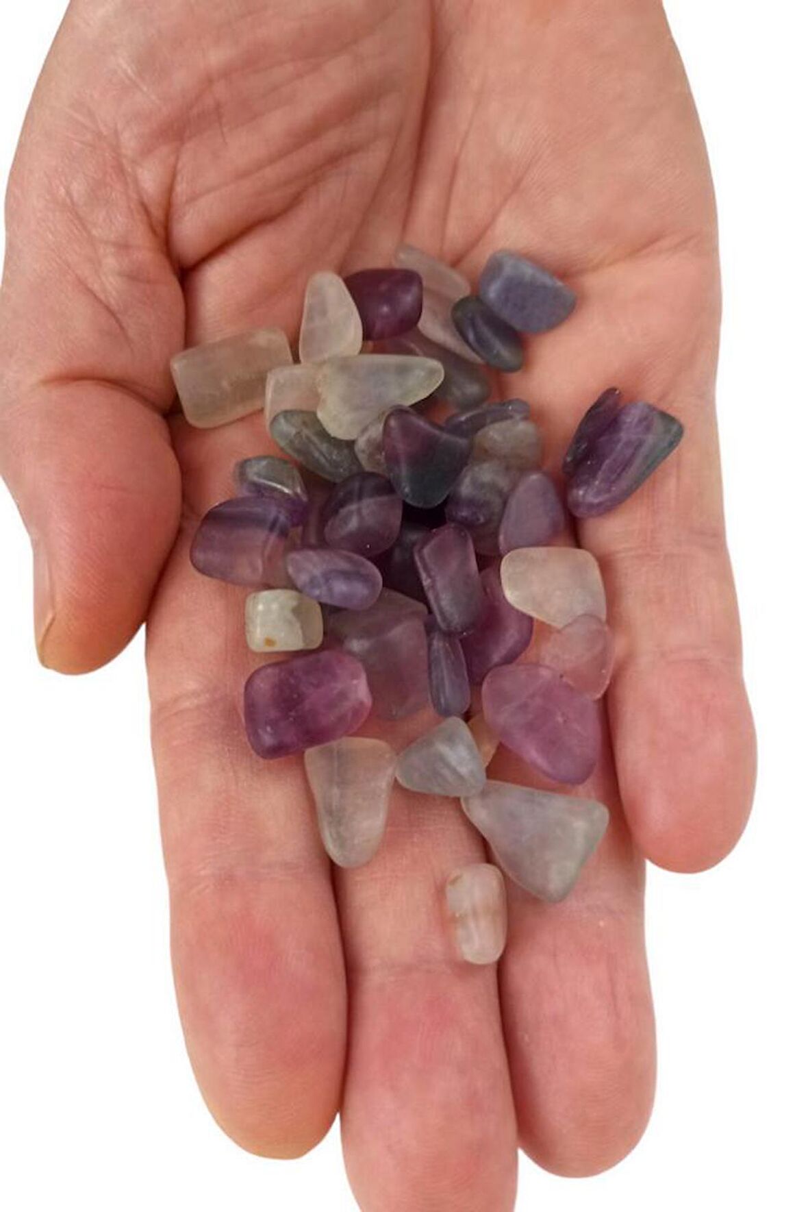 50 Gram Gökkuşağı Florit Kırıktaş Deliksiz Parçalar 219-2