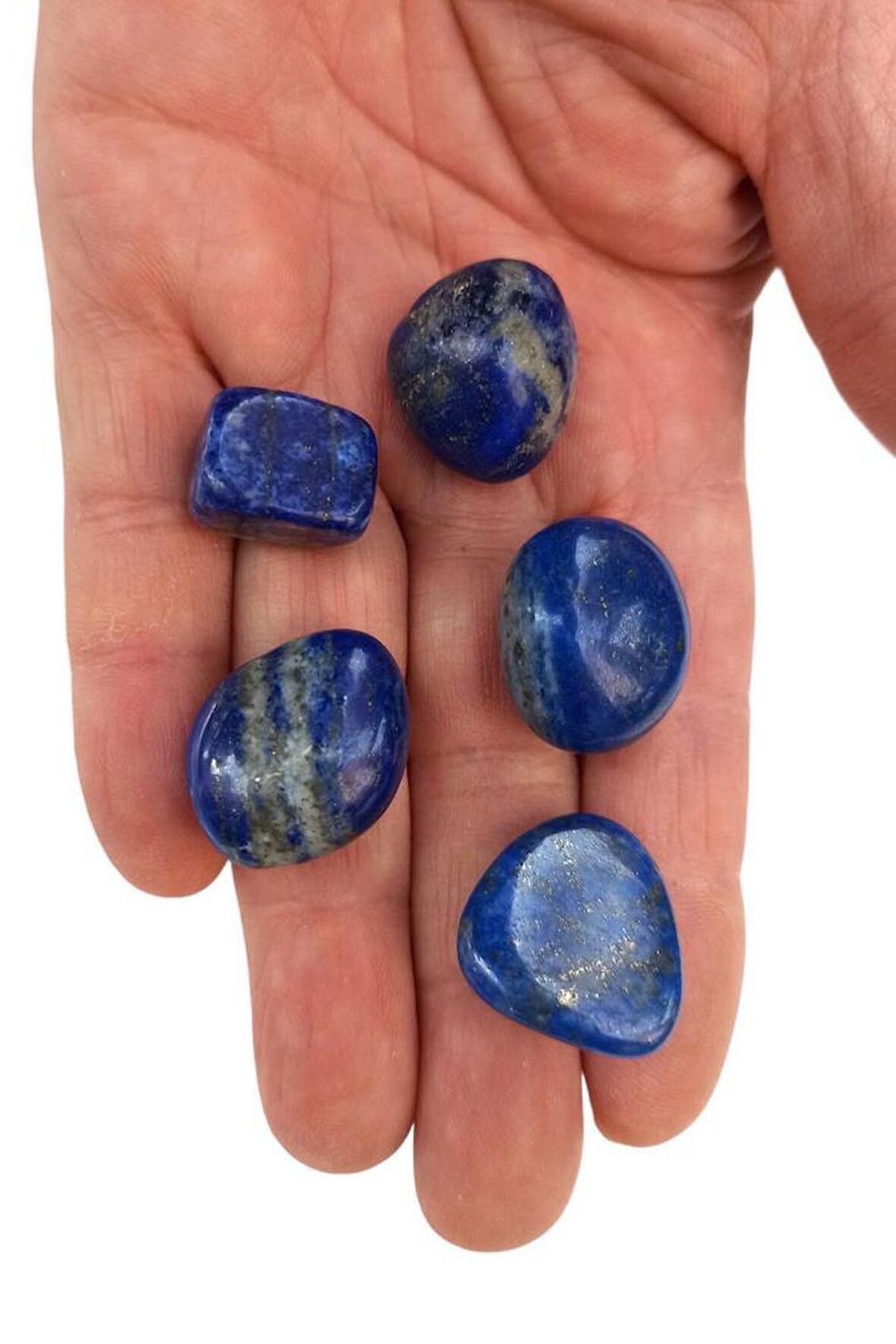 50 Gram Lapis Lazuli Tamburlu Parçalar 434-2