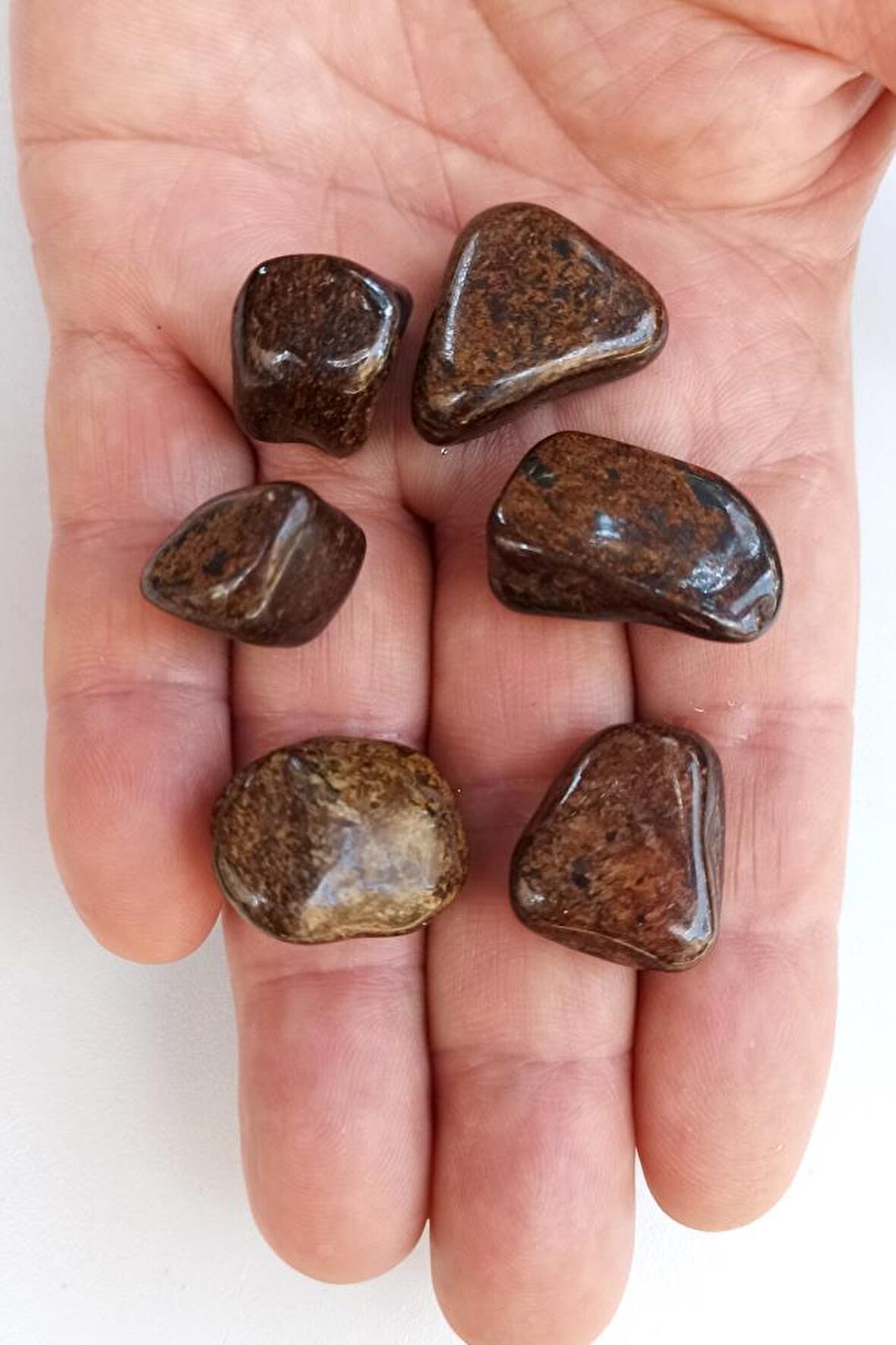 50 Gram Tamburlu Doğal Bronzit Taşı 611