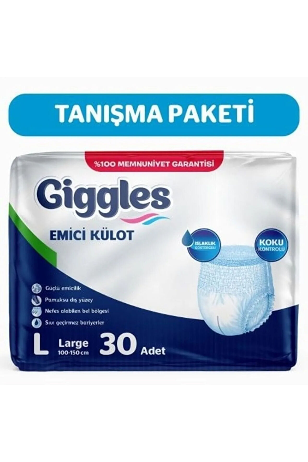 Emici Külot Hasta Bezi L Beden 30 Adet
