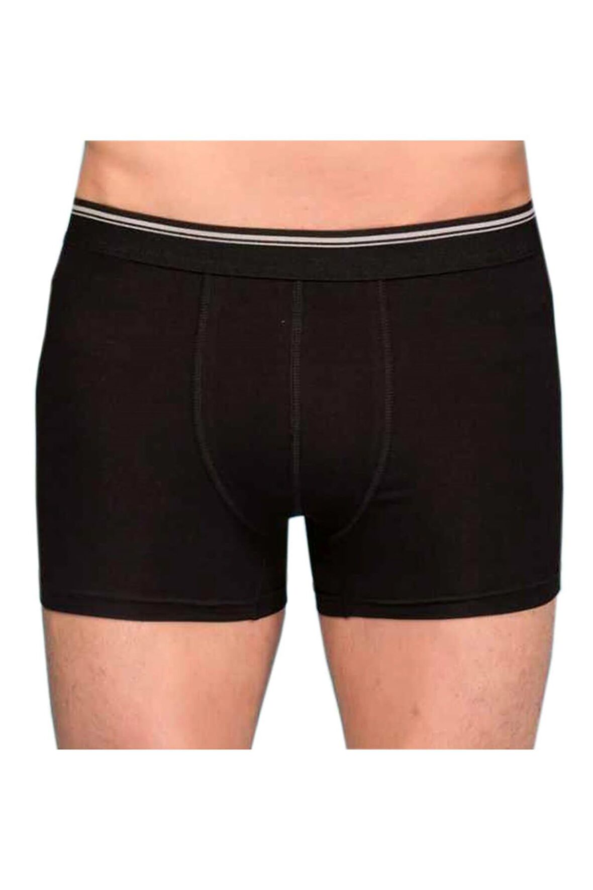 Pemilo da Berrak 1097 Likralı Erkek Boxer Short Siyah