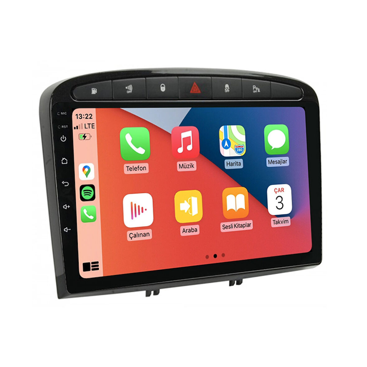 Peugeot 308 Multimedya (2008-2013) 4 GB RAM 32 GB Hafıza 8 Çekirdek Navigatör X-Premium Series