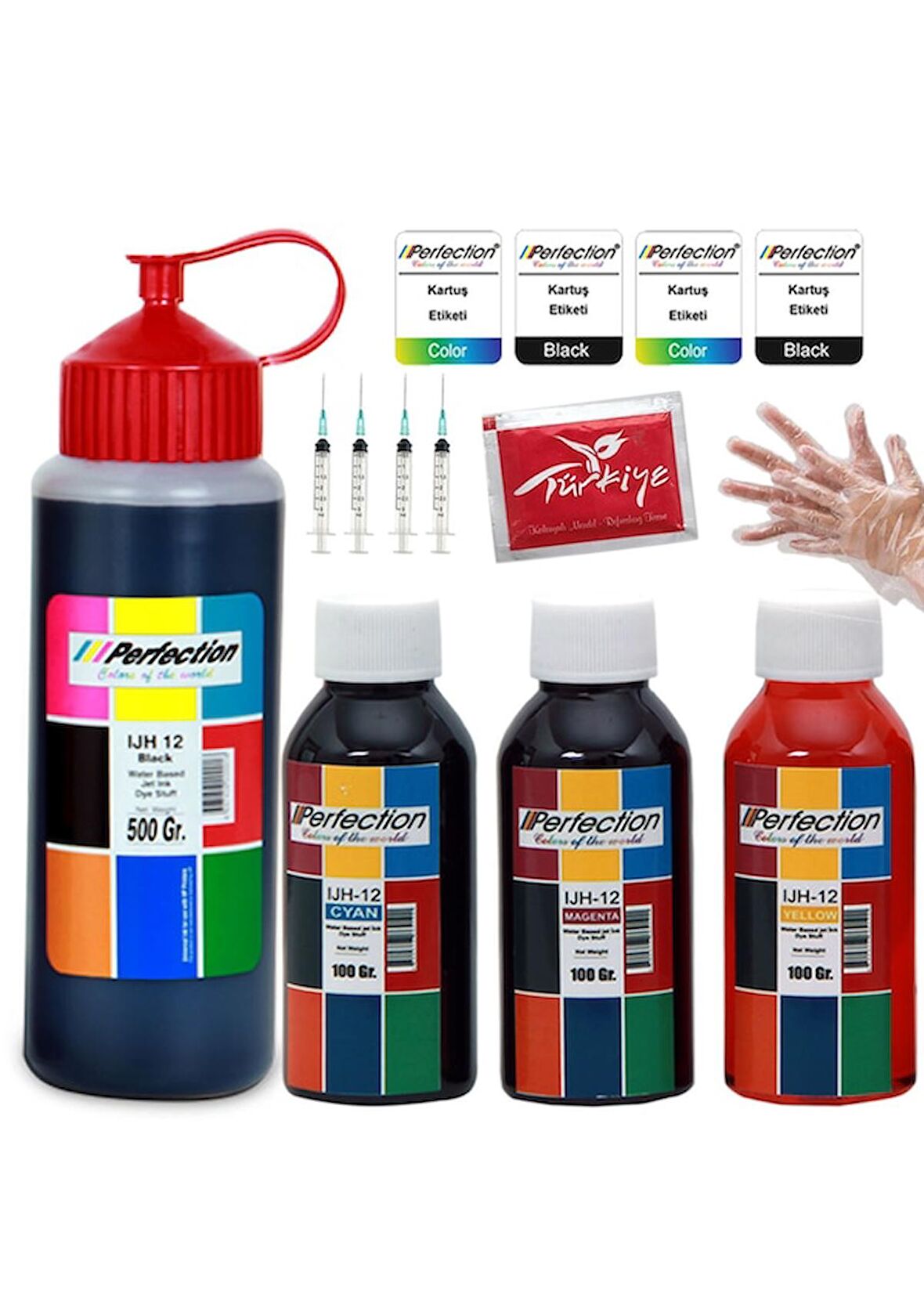 Perfection Hp 305 Kartuş Uyumlu Mürekkep Dolum Seti̇ 800 Ml