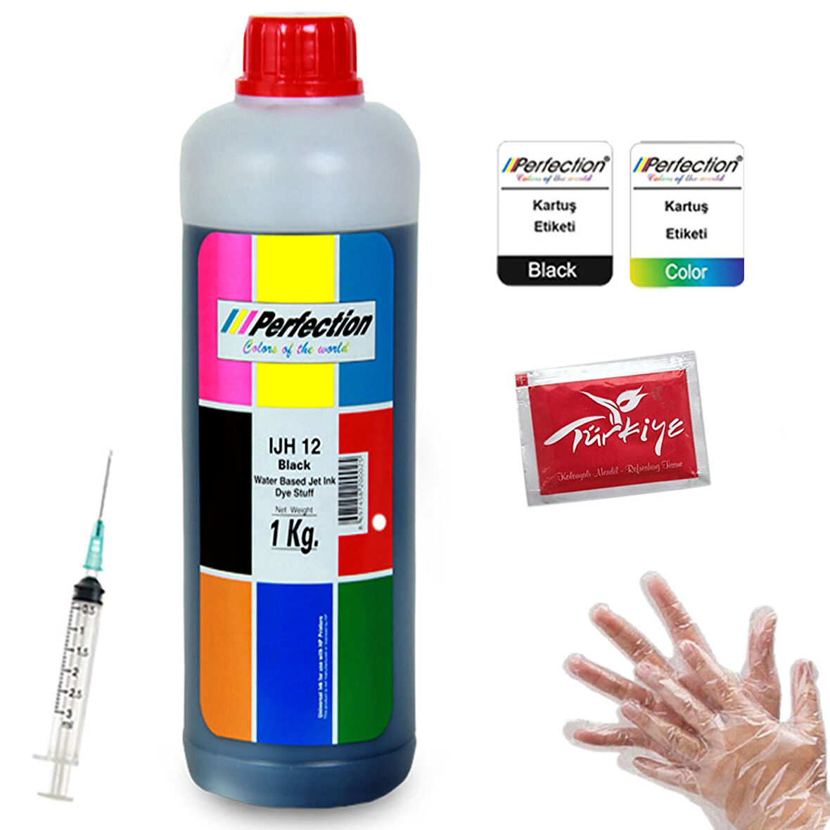 Hp Tanklı Yazıcılar Uyumlu Perfection Mürekkep 10 Litre Black (Siyah)