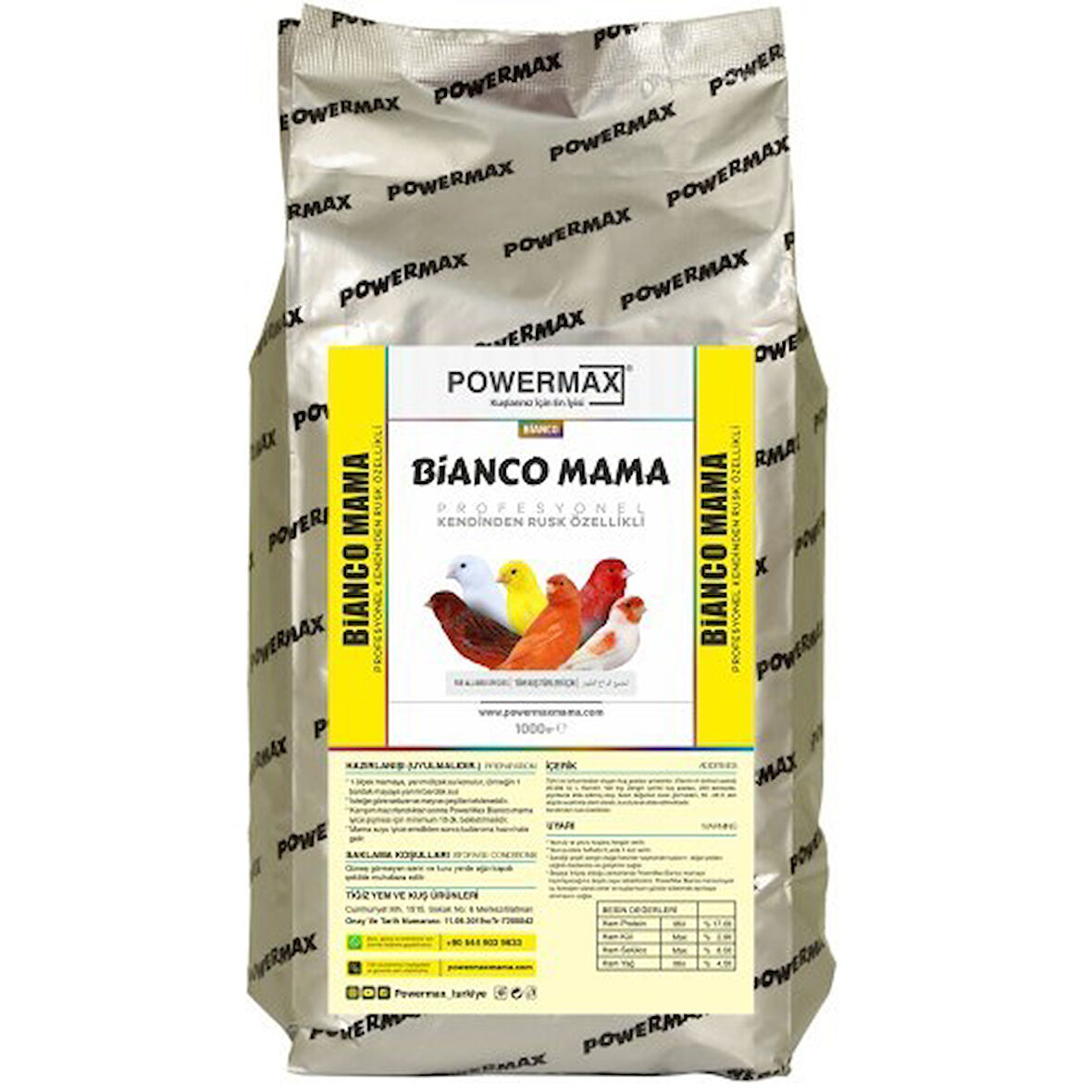 Bianco kanarya maması ( 1 kg ) ( Pet Dünyam )