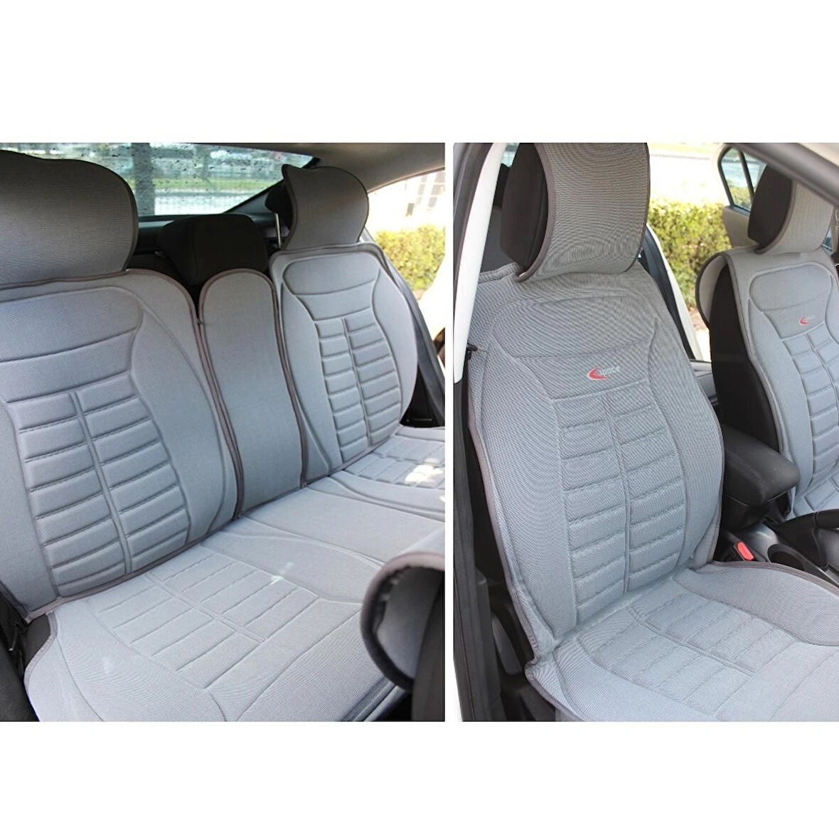 
Renault Clio 4 Lüx Oto Koltuk Minderi Ön Arka 5'li Set 5STAR Serisi GRİ