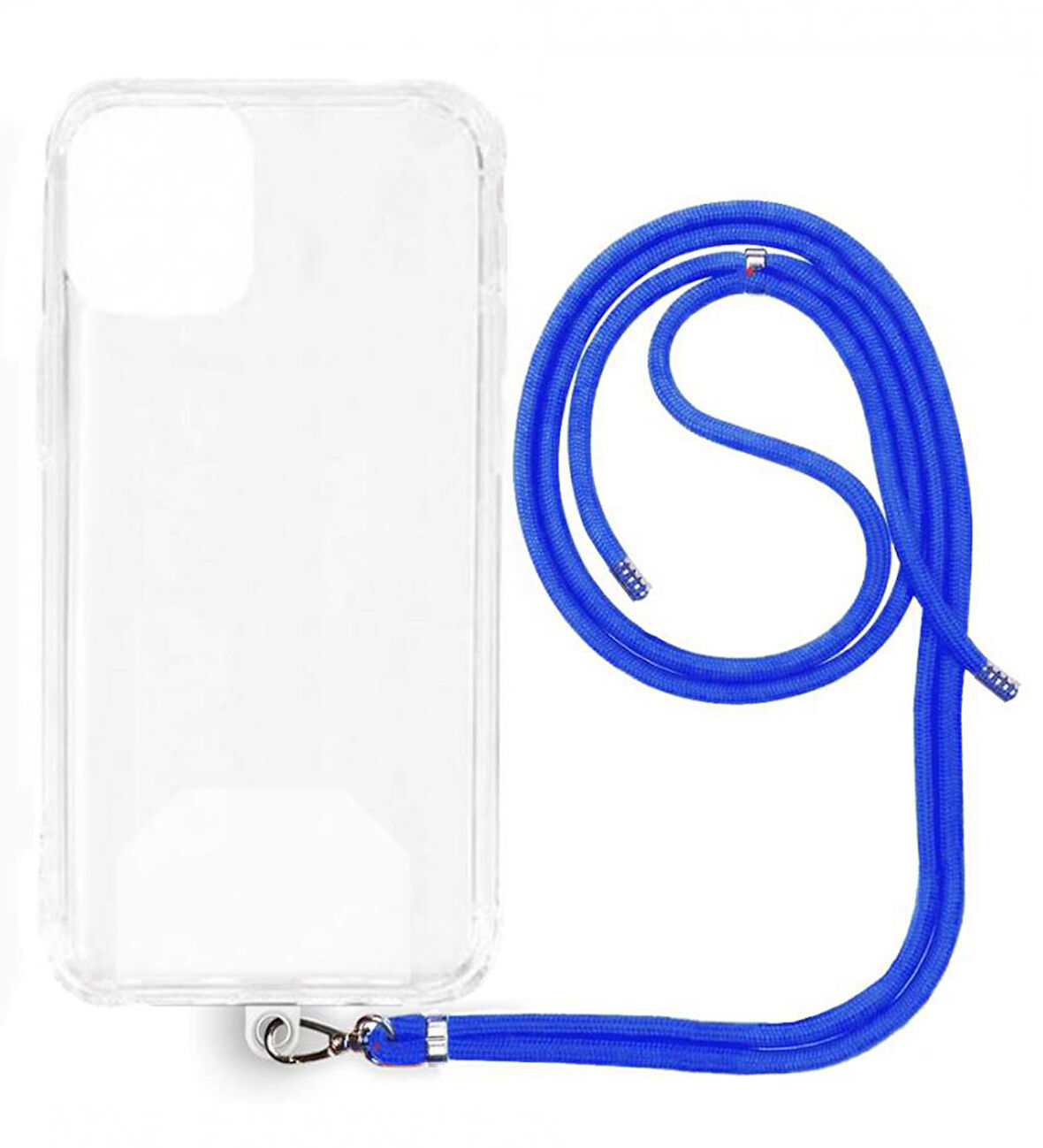 Xiaomi Mi 13 T İp Askılı Şeffaf Silikon Kılıf Lacivert