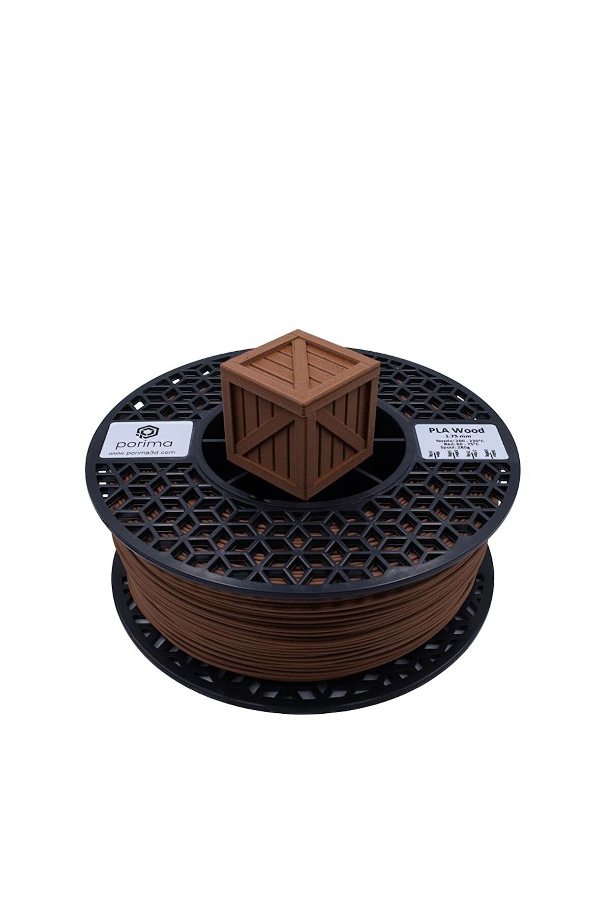 Porima PLA Wood® Filament Walnut Ahşap (Ceviz) 1,75mm 1kg