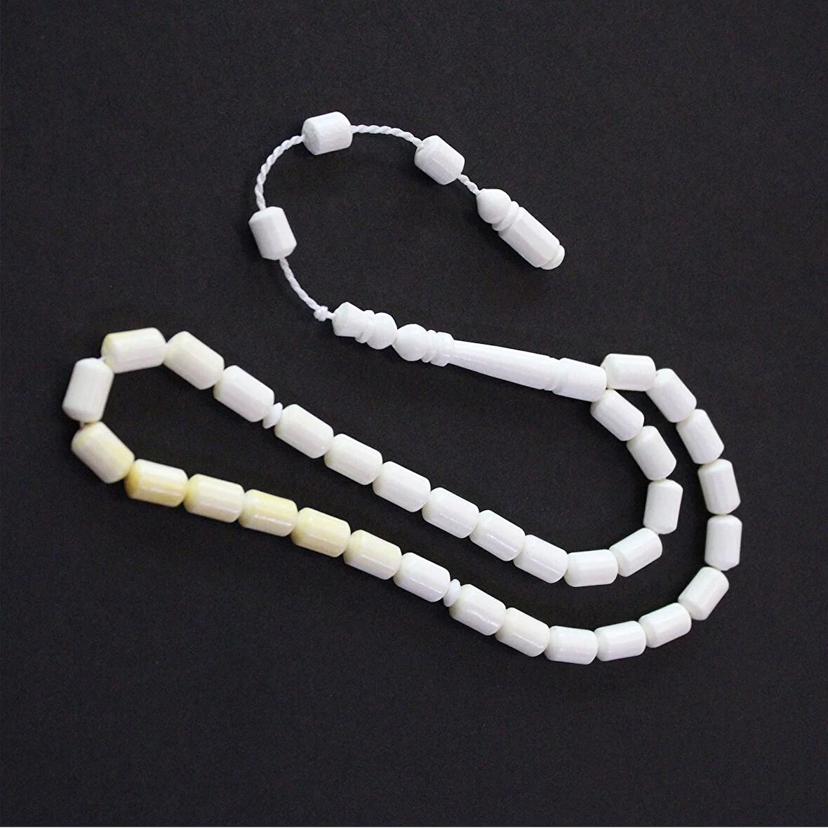 Pigado Silindir Kesim 7 x 11 mm Deve Kemiği Tesbih