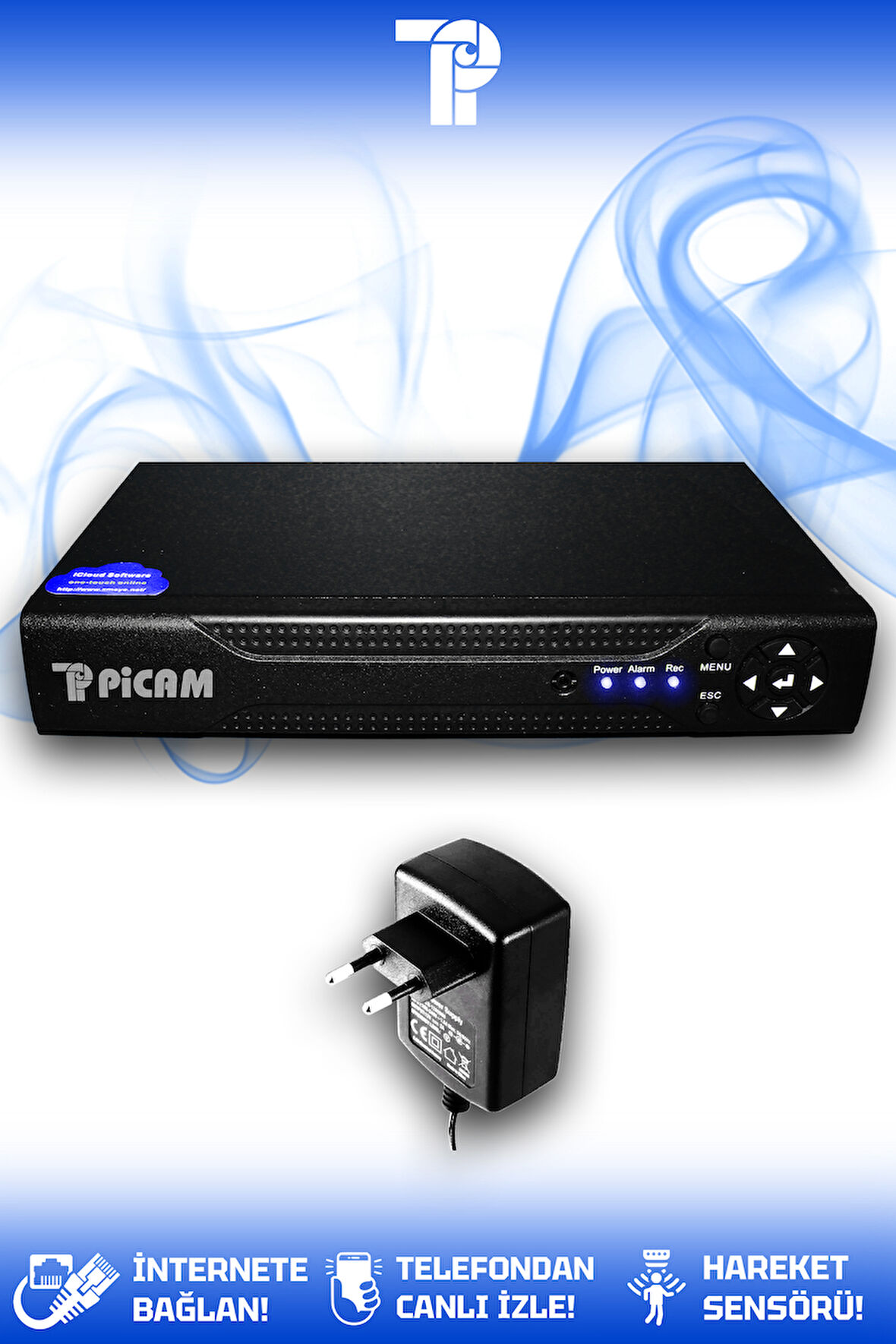 PICAM 16 Kanal AHD DVR Xmeye Hibrit Kayıt Cihazı