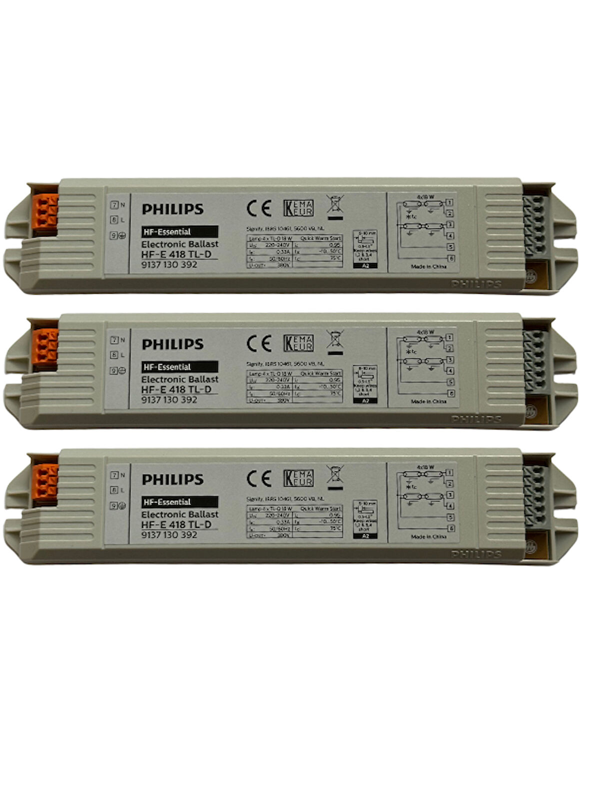 Philips Hf-E 4X18W Elektronik Balast (3 Adet)