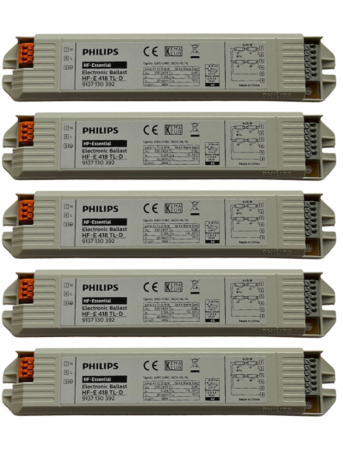 Philips Hf-E 4X18W Elektronik Balast (5 Adet)