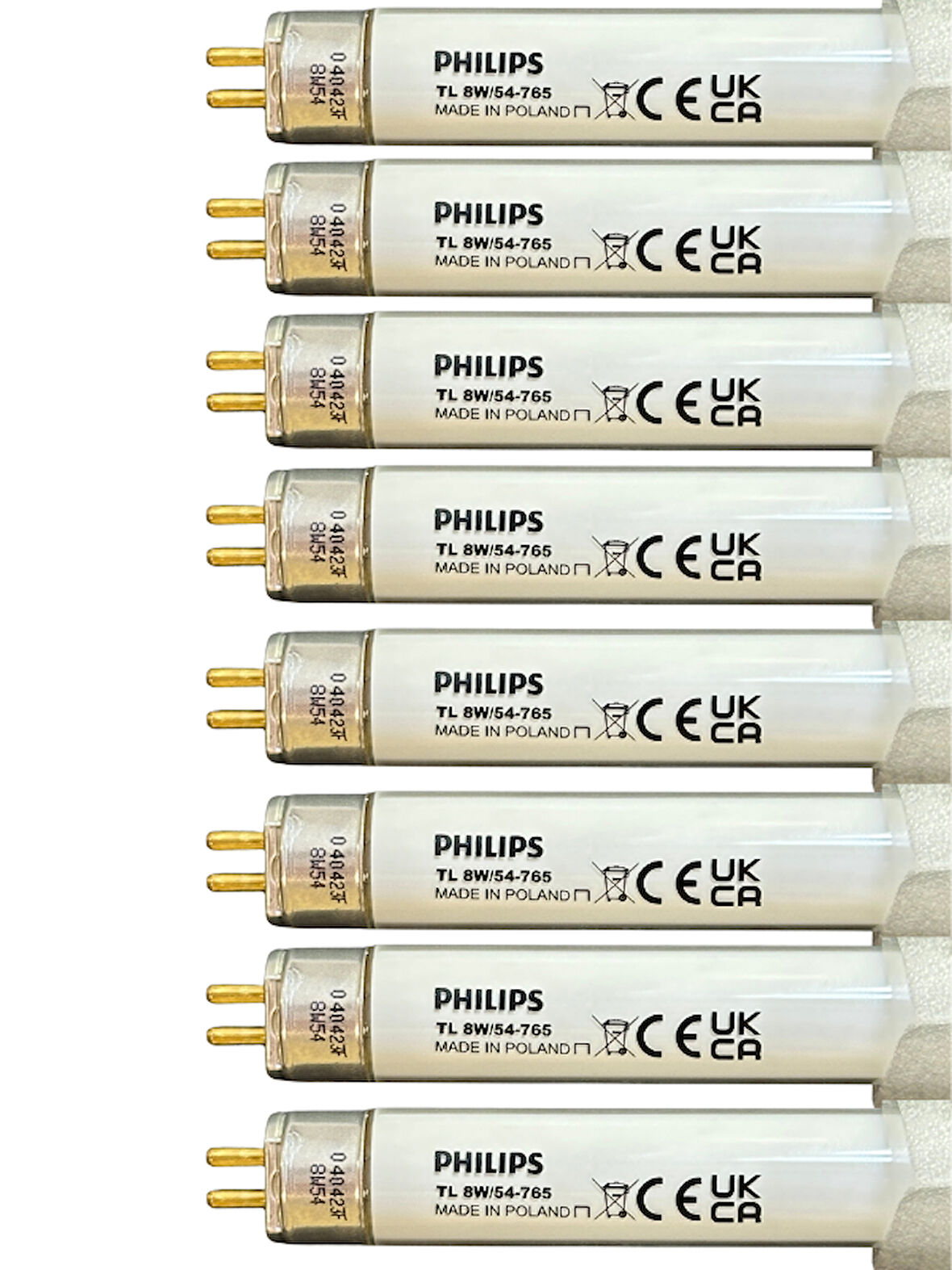 (8 Adet) Philips 8W 765 Beyaz Işık (6500K) G5 Duylu T5 Floresan