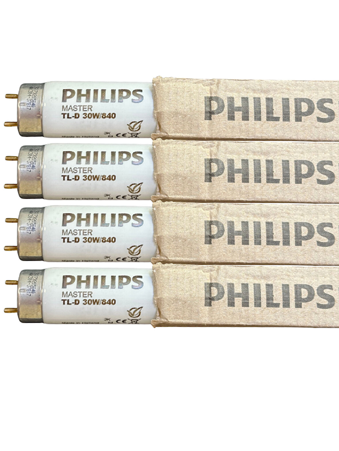 (4 Adet) Philips 30W 840 Günışığı (4000K) G13 Duylu T8 Floresan