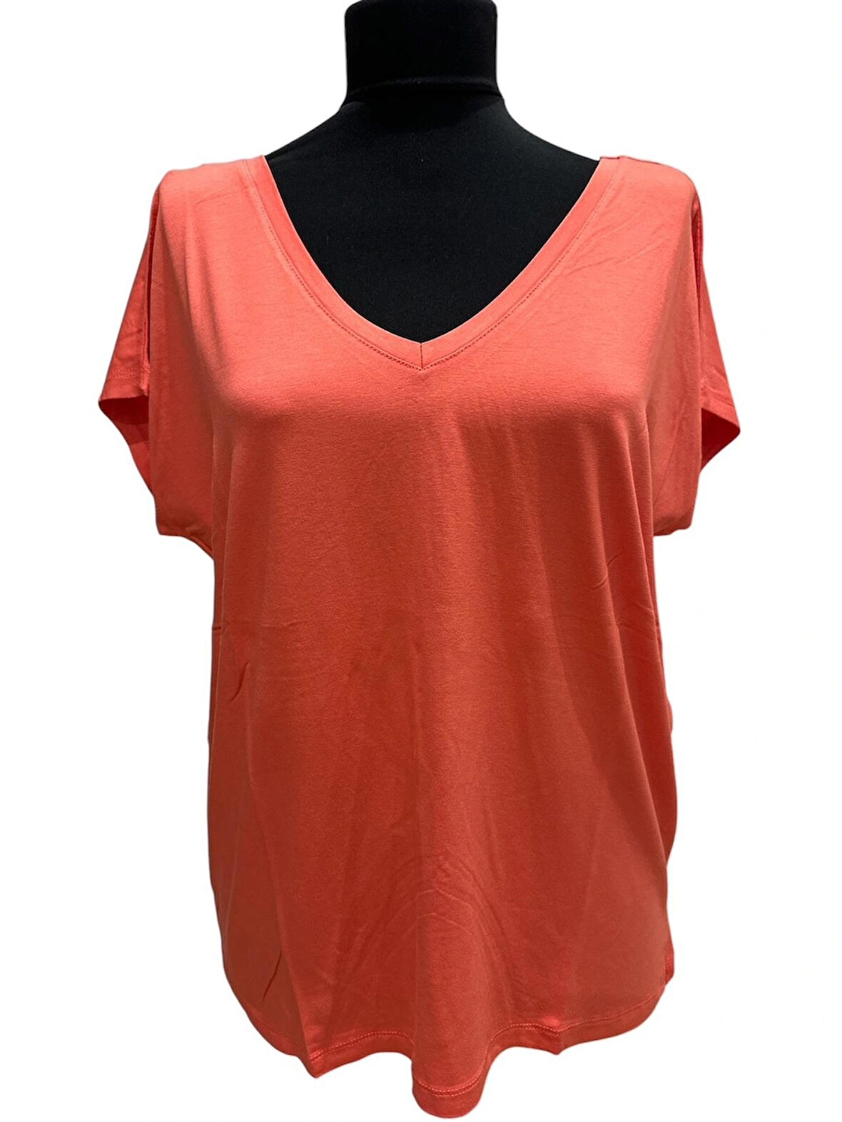 ÖN ARKA V  YAKA MODAL T-SHIRT