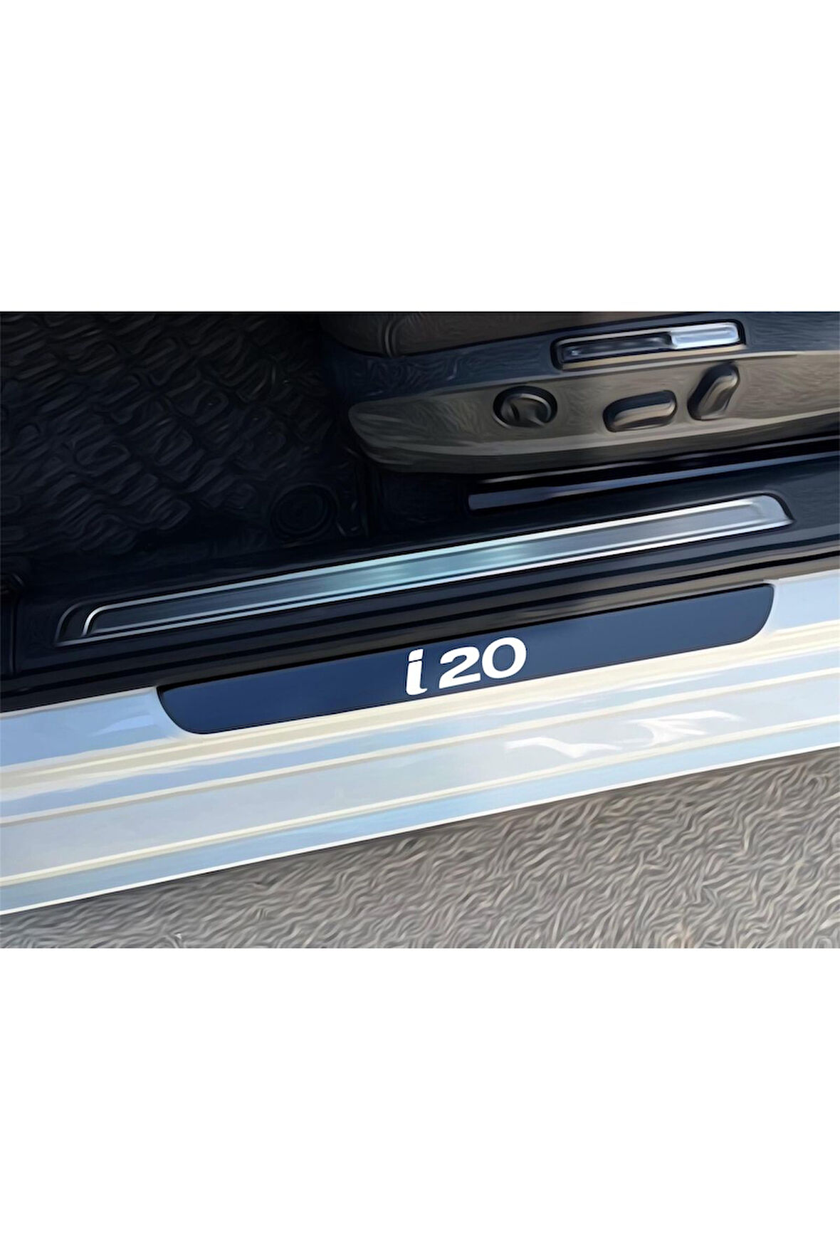HYUNDAİ İ20 PLEKSİ KAPI EŞİĞİ PİANO BLACK 4 PARÇA