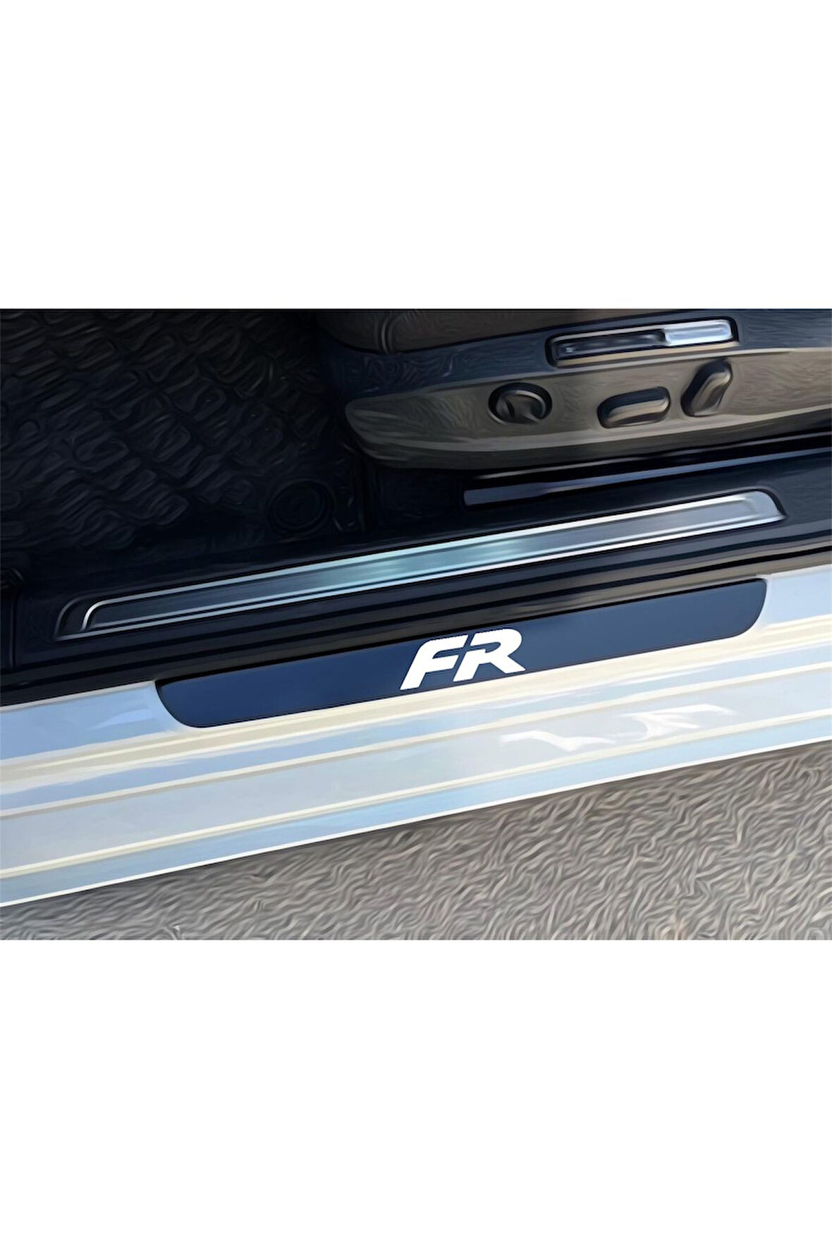 LEON FR MODEL PLEKSİ KAPI EŞİĞİ PİANO BLACK 4 PARÇA