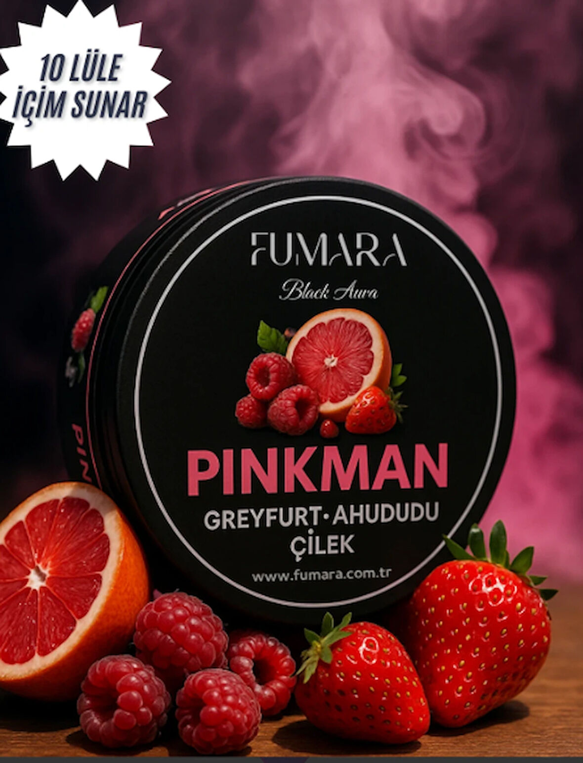 Fumara Pinkman Nargile Marmelatı 200gr. Greyfurt-Ahududu-Çilek Aromalı