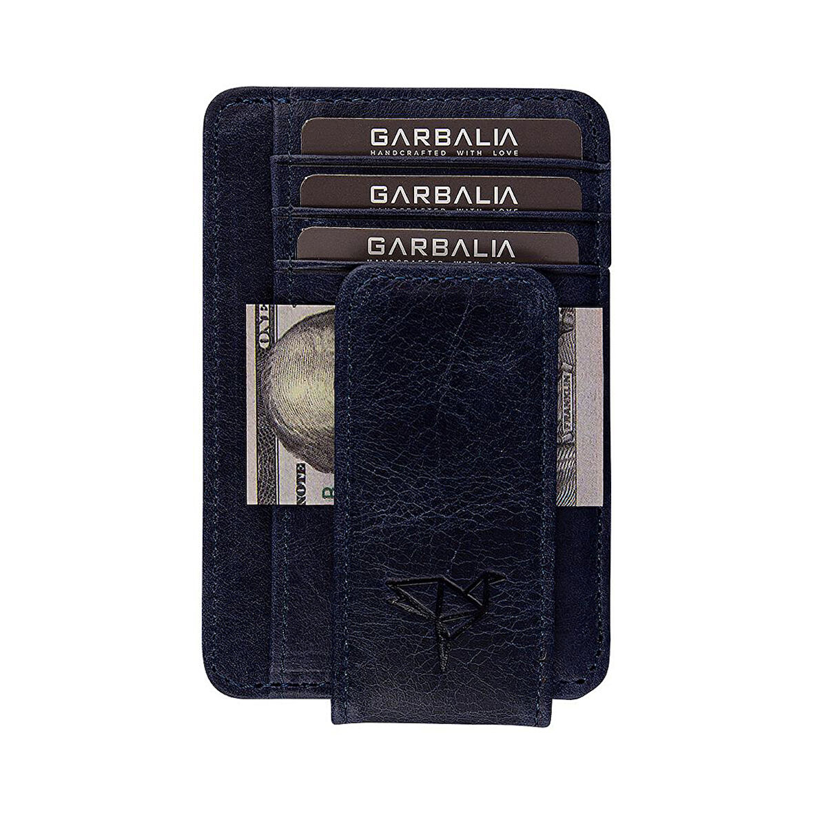 Garbalia Pisa Hakiki Deri Mıknatıs Kapaklı Unisex Kartlık Cüzdan