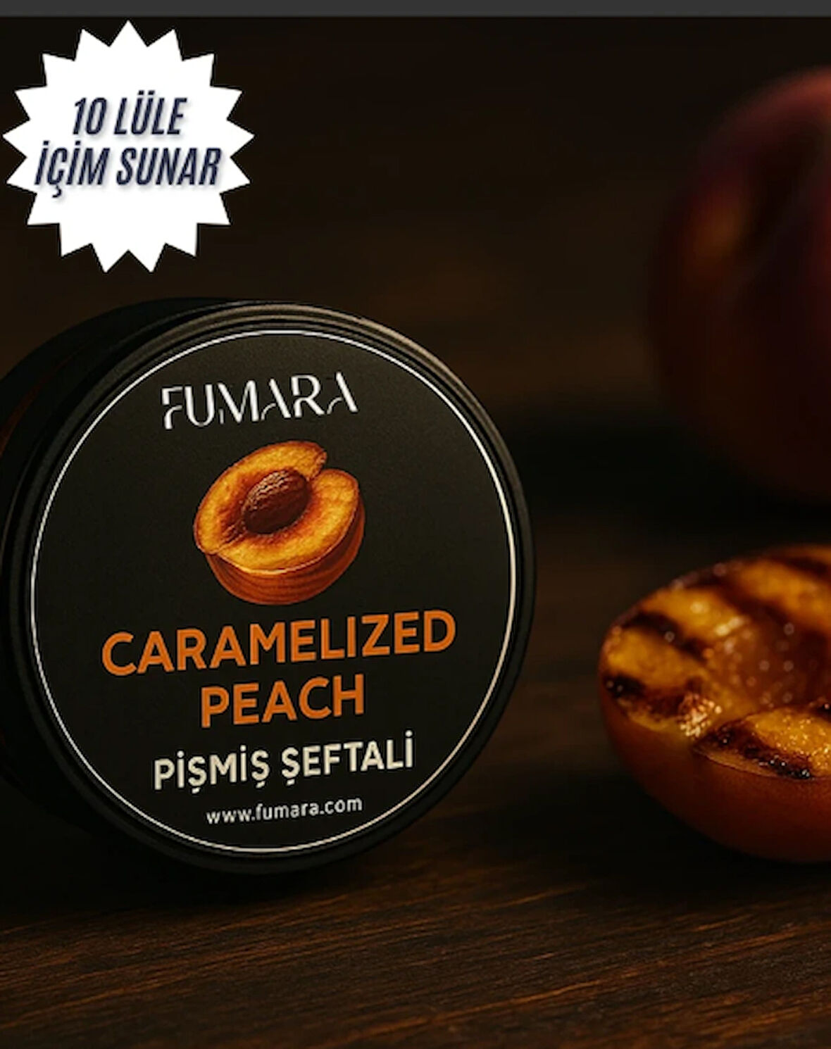 Fumara Pişmiş Şeftali Aromalı Nargile Marmelatı 200gr.